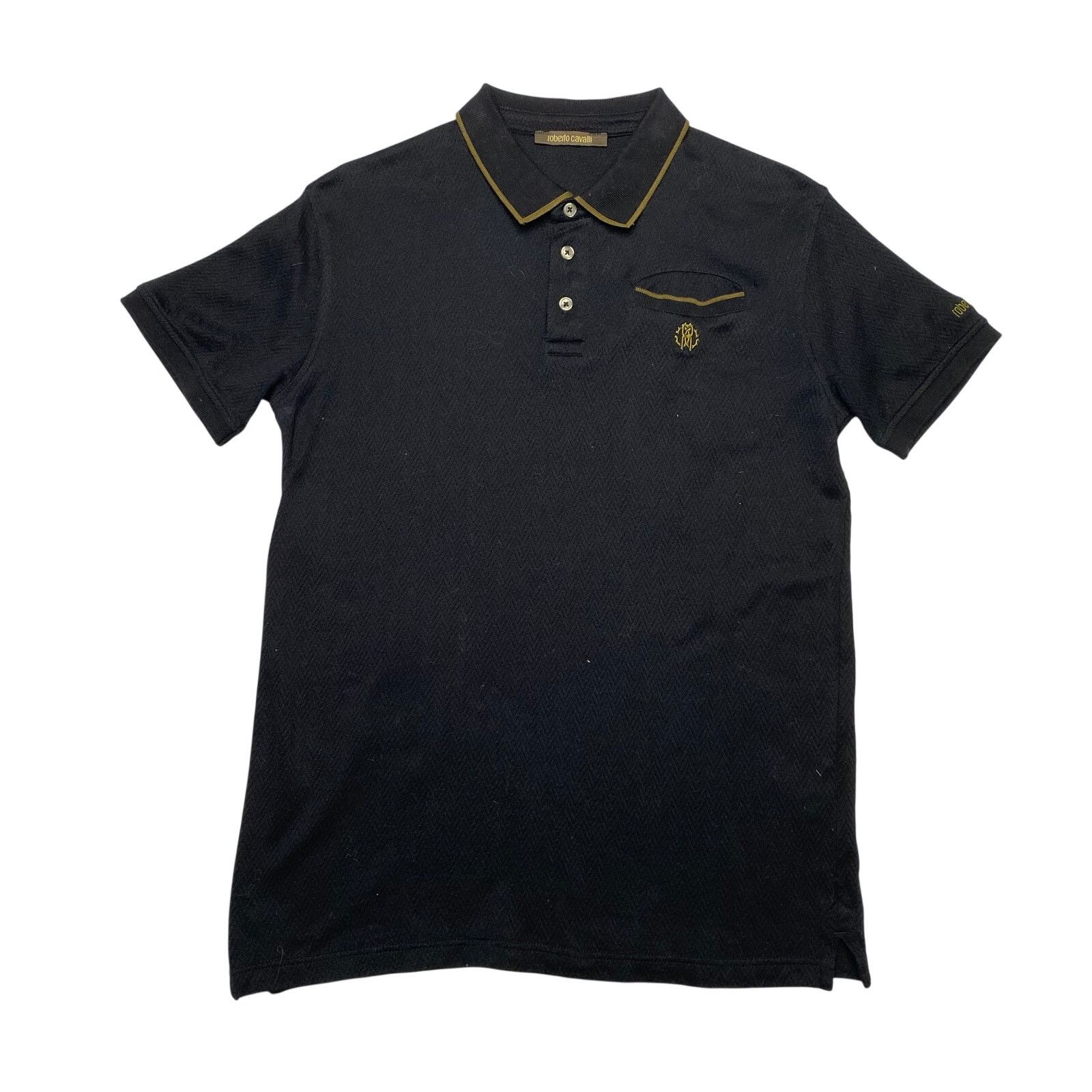 Roberto Cavalli Roberto Cavalli Embroidered Polo Shirt Men's Small Luxury Size US S / EU 44-46 / 1 - 1 Thumbnail