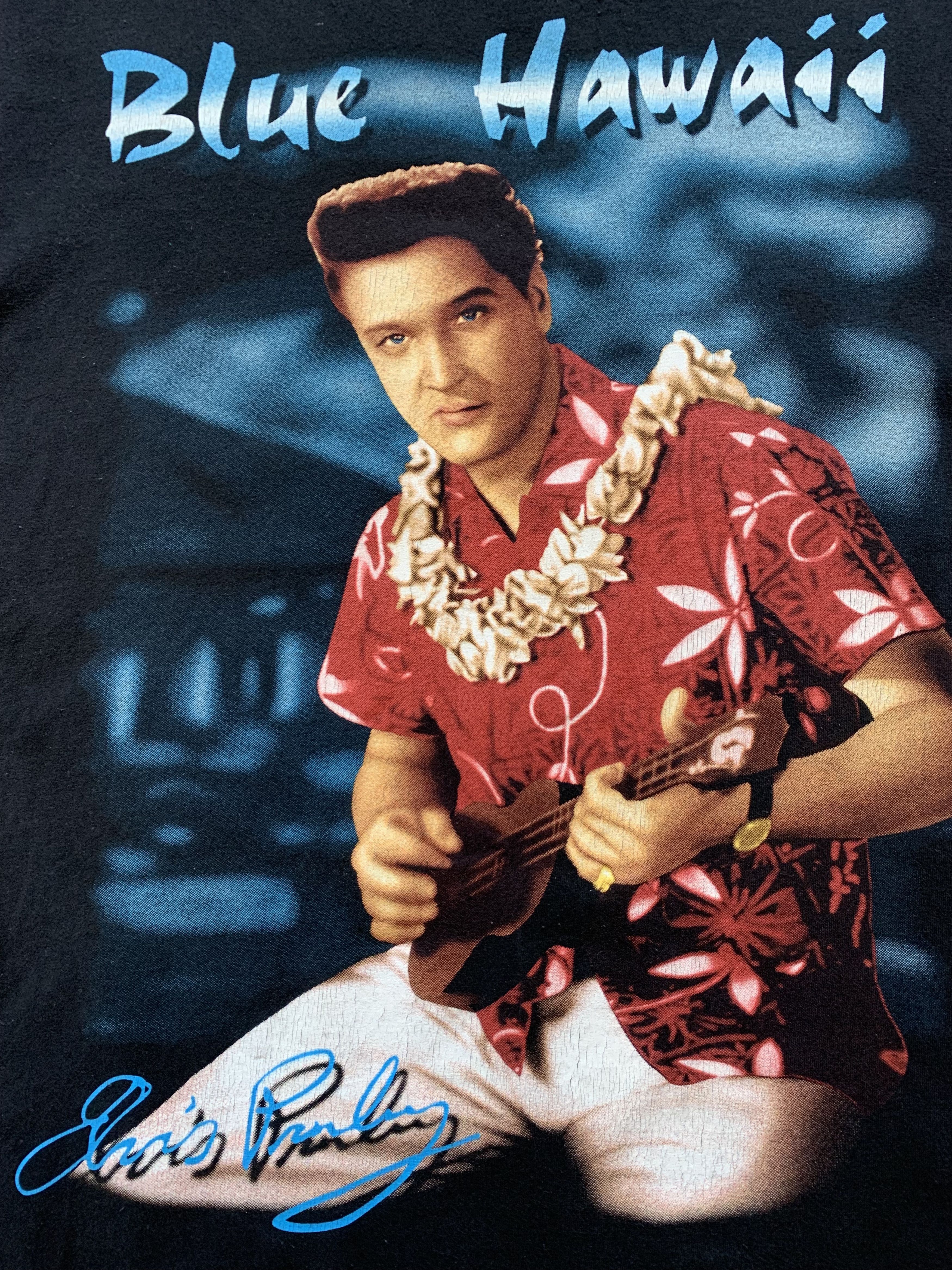 Band Tees × Vintage Vintage Elvis Presley Blue Hawaii T Shirt Size US L / EU 52-54 / 3 - 5 Thumbnail