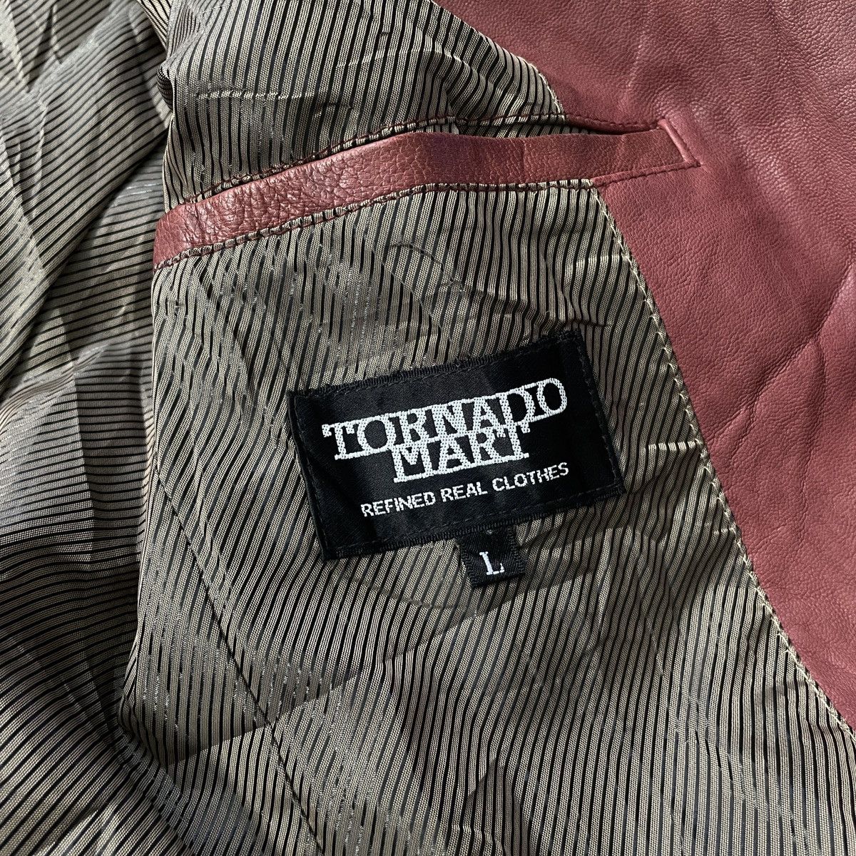 If Six Was Nine 🔥Tornado Mart y2k Leather blazer Size US L / EU 52-54 / 3 - 9 Thumbnail