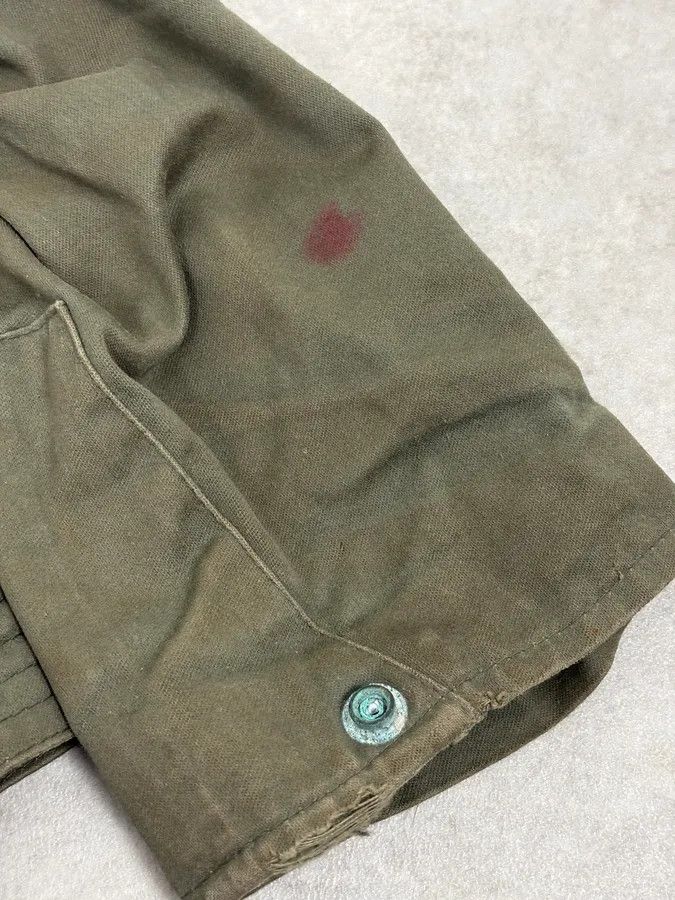 Vintage 1960s U.S. Army Khaki Military Fur Collar Jacket Size US S / EU 44-46 / 1 - 13 Thumbnail