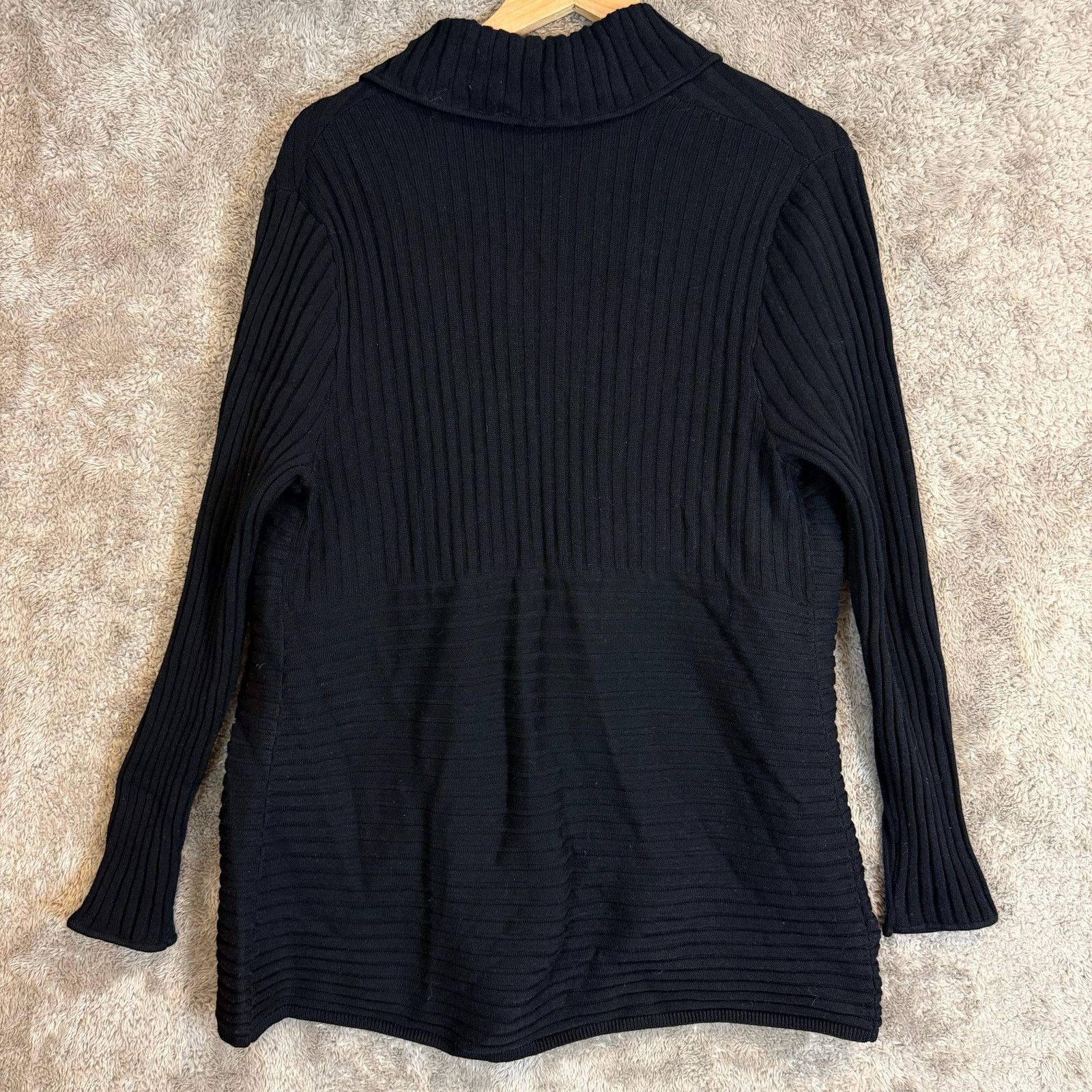 Other Talbots Pure Merino Wool Open Ribbed Cardigan Sweater L Size L / US 10 / IT 46 - 4 Thumbnail