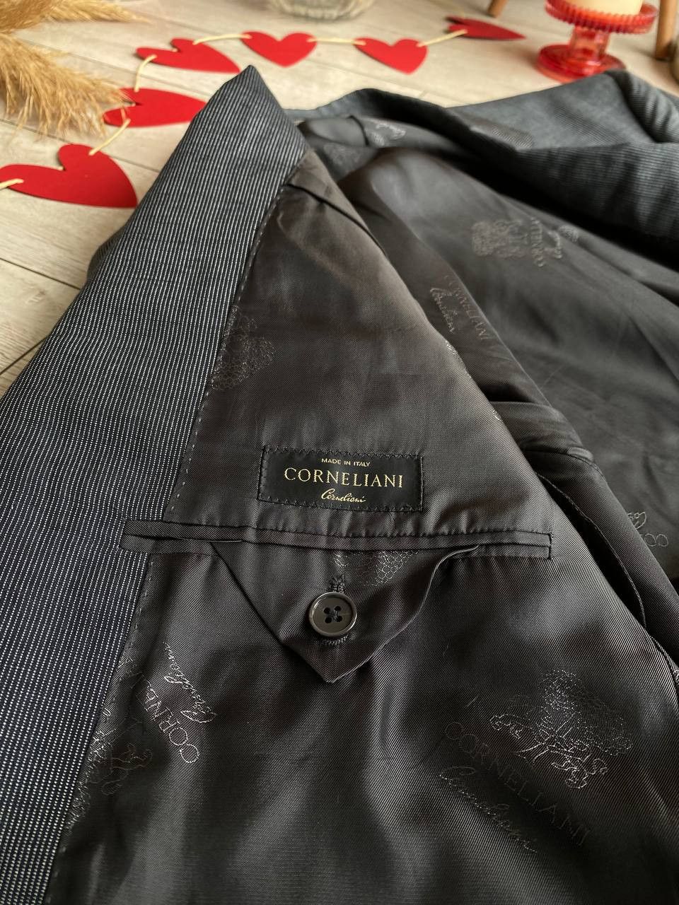 Corneliani Corneliani Blazer Sz 50 – Grey Linen-Wool-Silk Blend Size 50R - 4 Thumbnail