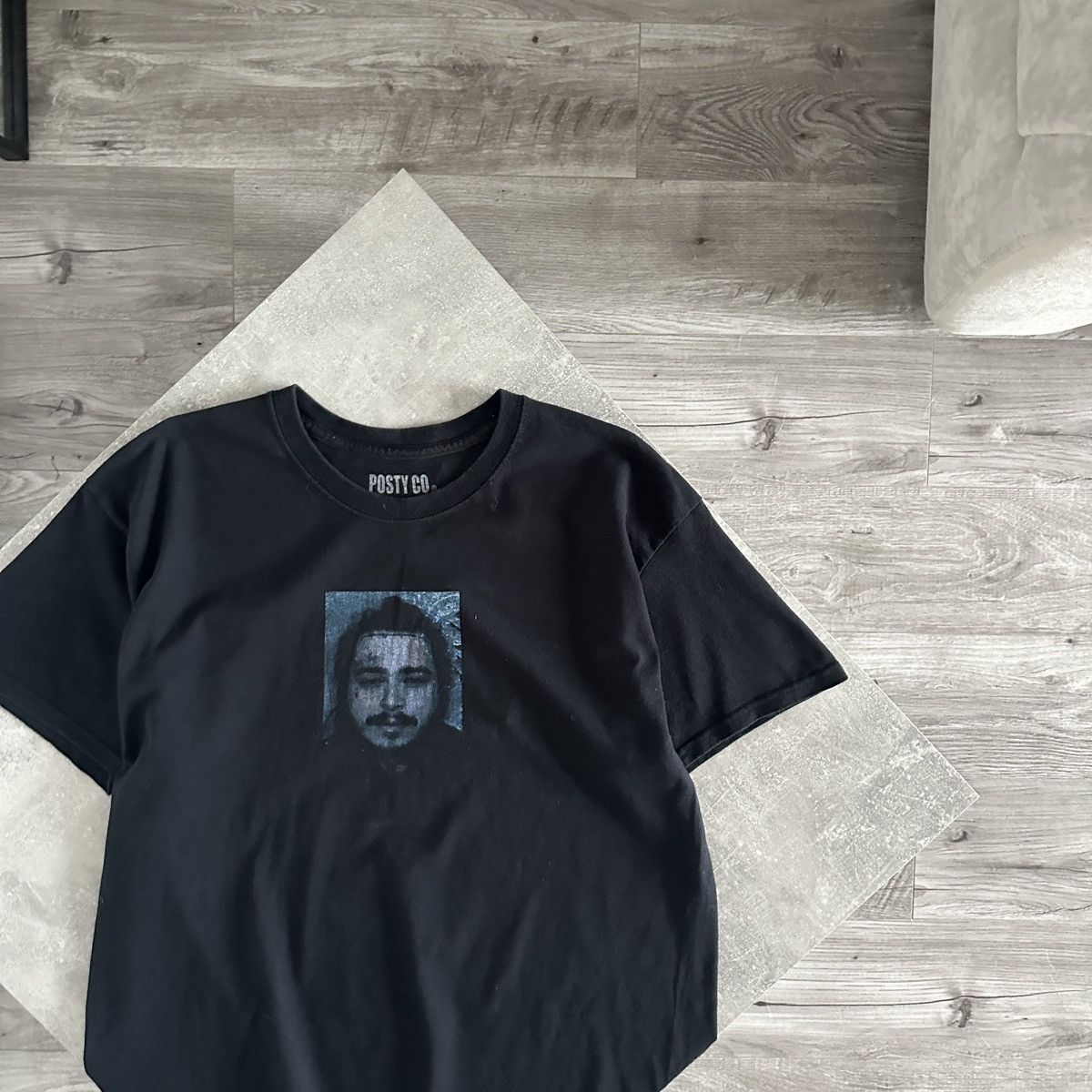 Rap Tees Post Malone Posty Co B&B tour tee beerbongs Bentleys rap y2k Size US L / EU 52-54 / 3 - 4 Thumbnail