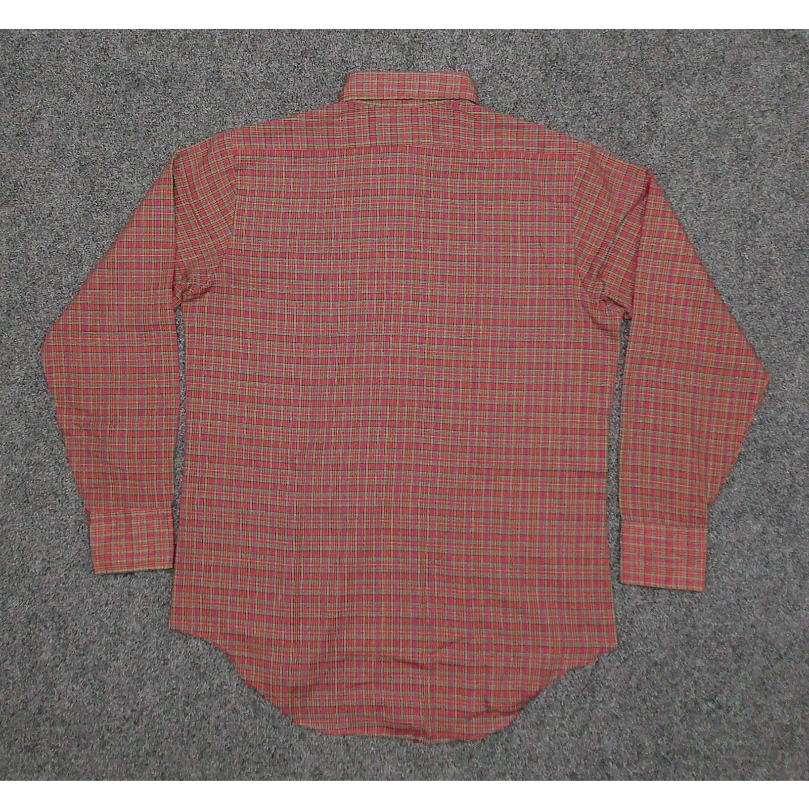 Vintage Vintage 1970s Kingsport Arnel Triacetate Plaid Shirt Size US S / EU 44-46 / 1 - 4 Thumbnail