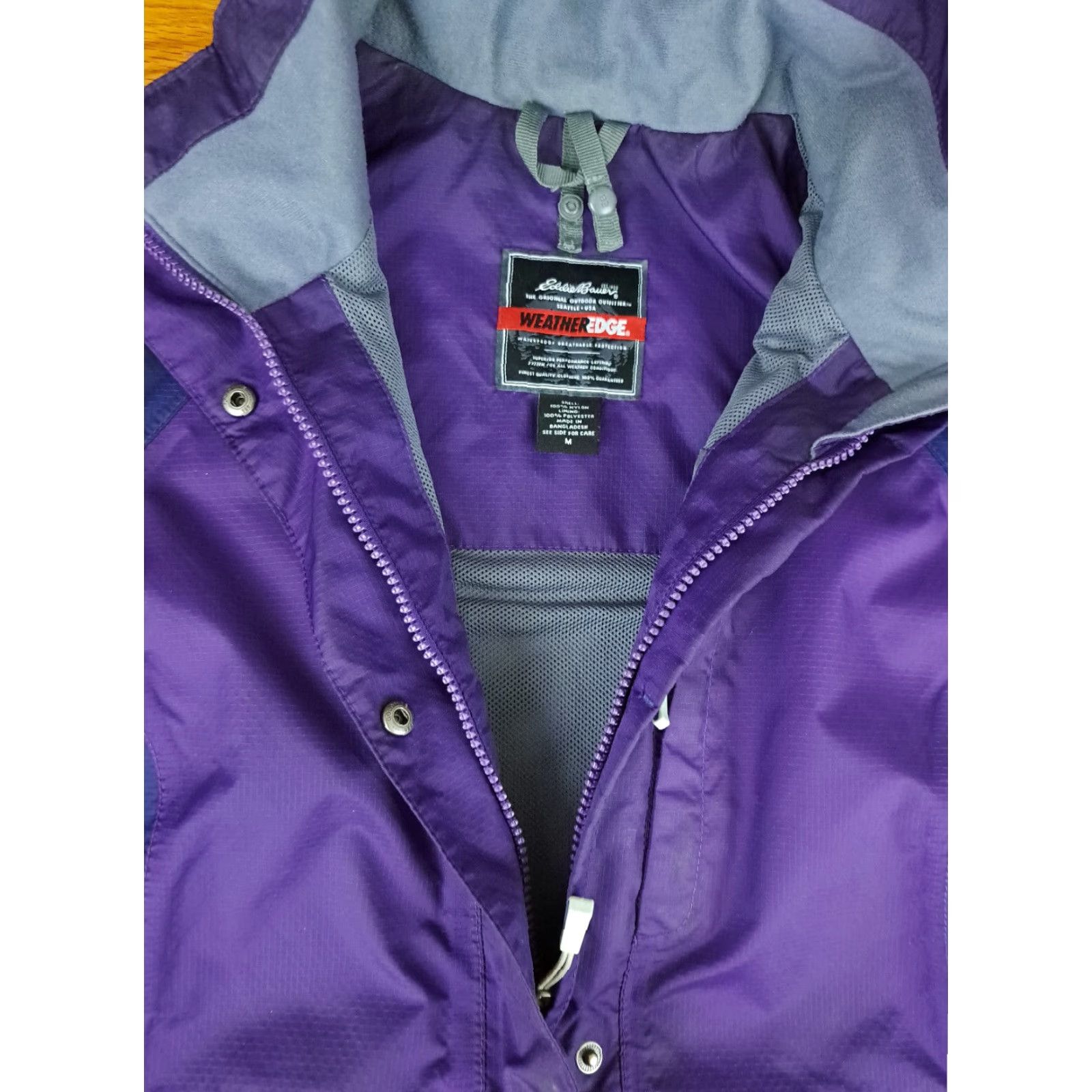 Eddie Bauer VINTAGE Eddie Bauer Women Jacket Full Zip Nylon Purple Medium Regular Size M / US 6-8 / IT 42-44 - 3 Thumbnail