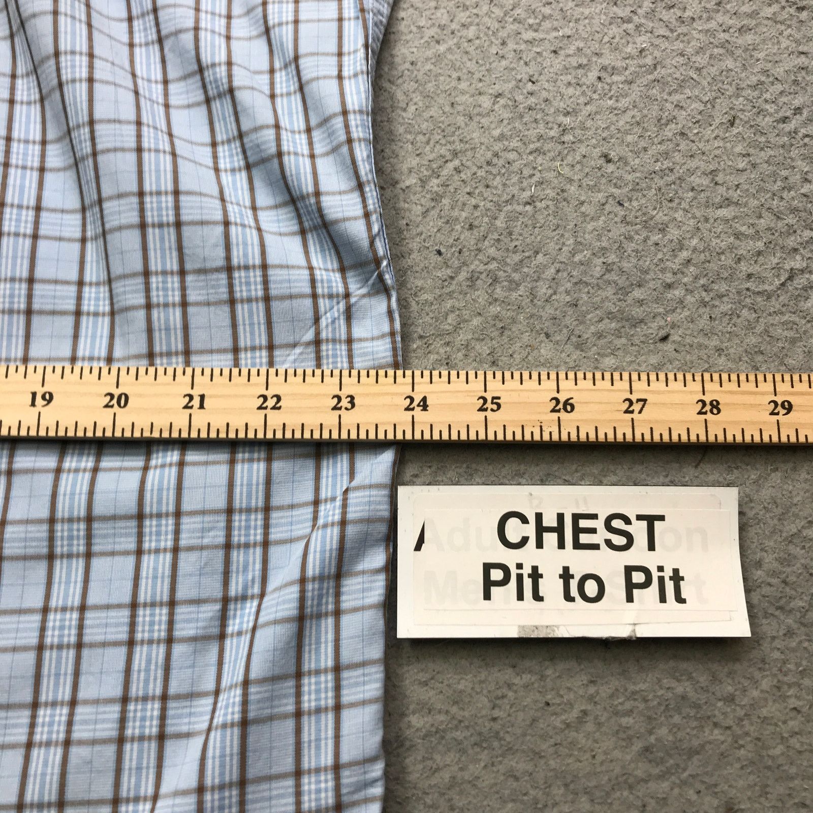 Peter Millar Peter Millar Button Down Dress Shirt Men XL Blue Plaid Check Size US XL / EU 56 / 4 - 5 Thumbnail