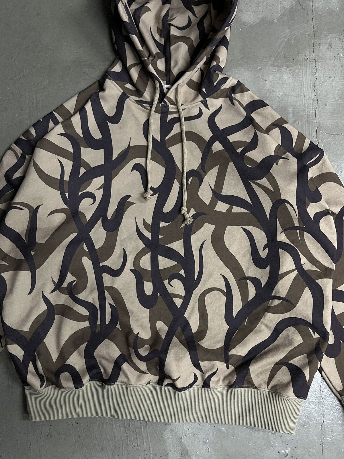 Vintage Wego Japan Insipred by Number Nine AW04 Tribal Camo Hoodie Size US L / EU 52-54 / 3 - 2 Thumbnail