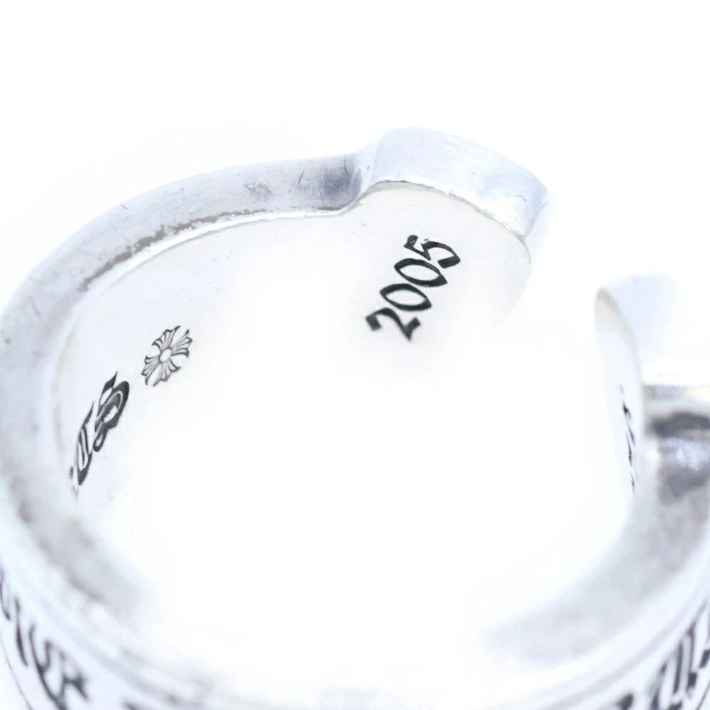 Chrome Hearts 9.5 CHROME HEARTS LARGE SCROLL LABEL RING silver Size ONE SIZE - 3 Thumbnail