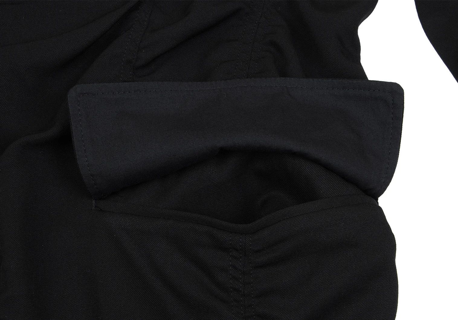 Jean Paul Gaultier Wool Rayon Pleated Jacket in Black Size 48 Size US M / EU 48-50 / 2 - 11 Thumbnail