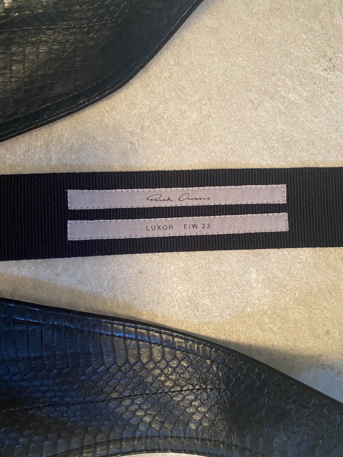 Rick Owens Rick Owens Bauhaus Vest In Python Snakeskin Size US M / EU 48-50 / 2 - 15 Thumbnail