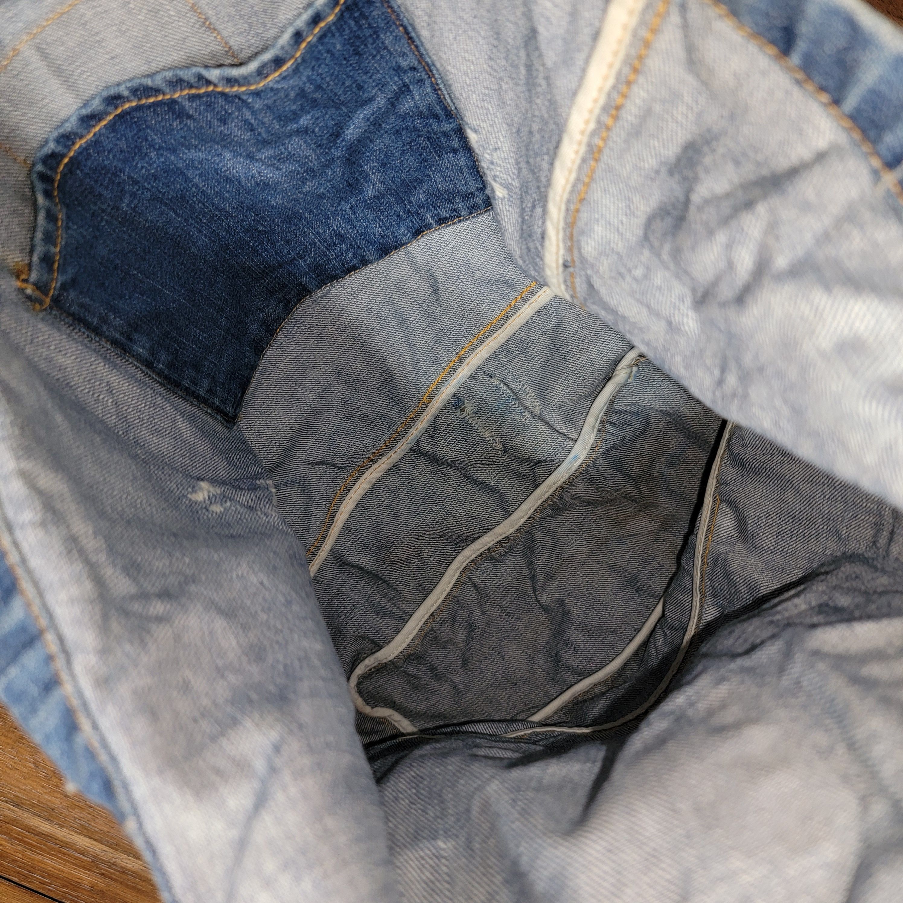 American Eagle Outfitters American Eagle Outfitters Denim Tote Bag Size ONE SIZE - 4 Thumbnail