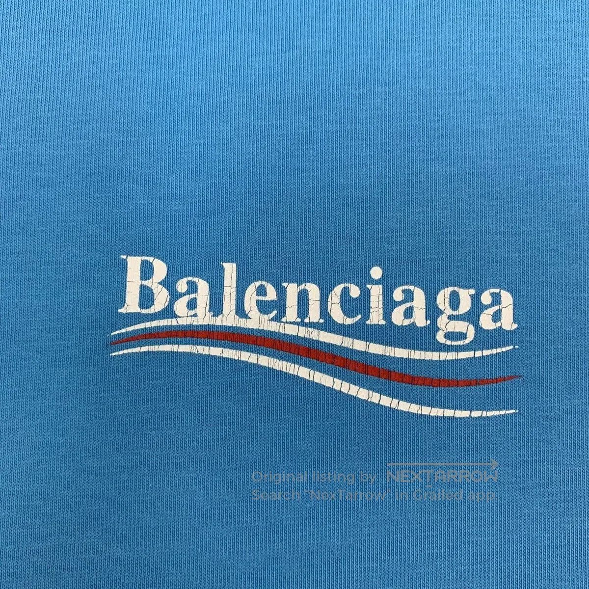 Balenciaga Blue Short Sleeve Casual Shirt. Size US M / EU 48-50 / 2 - 5 Thumbnail