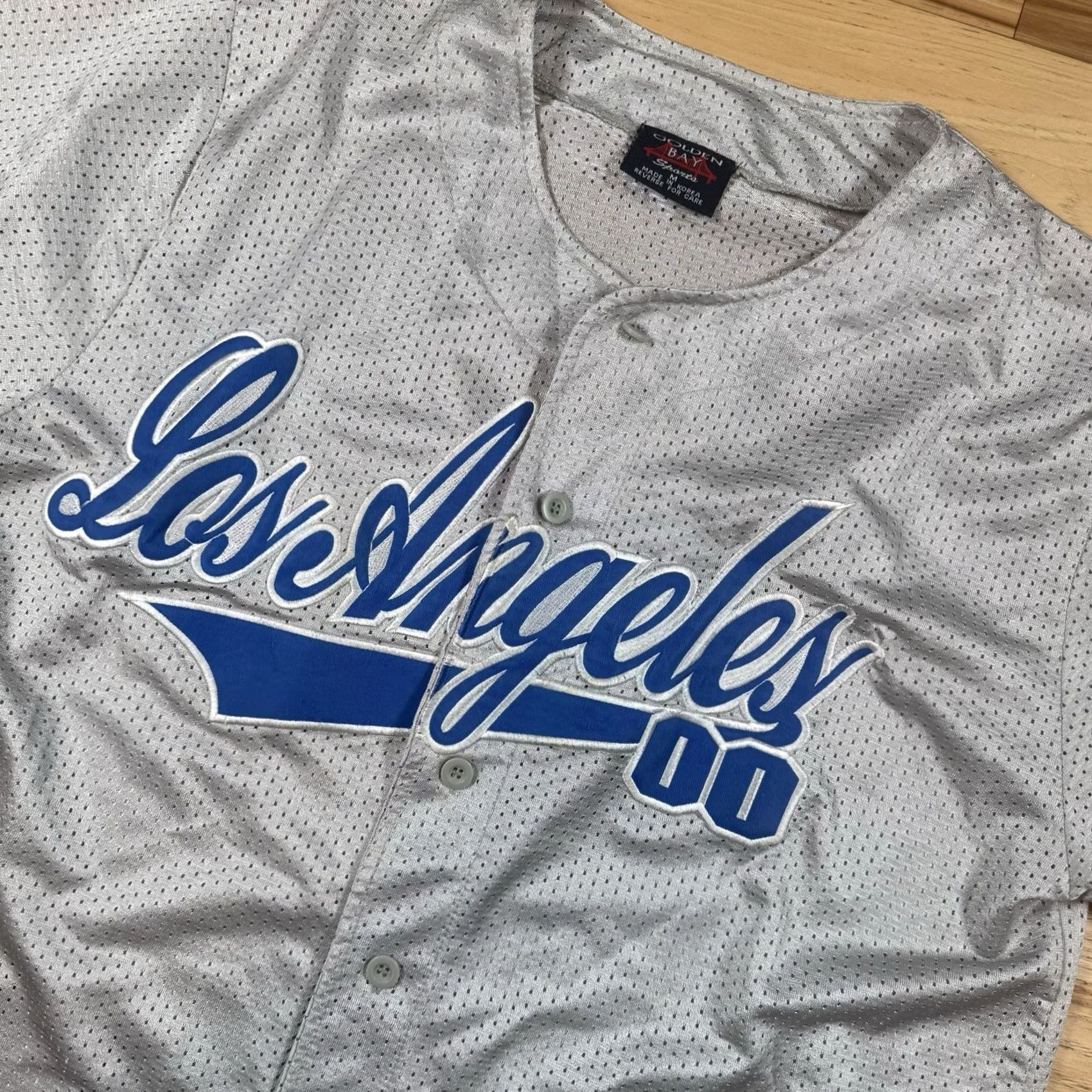 Vintage VINTAGE Golden Bay Sports Baseball Jersey T-Shirt Mens M Blue Grey Angels Y2K Sports Baseball Activewear Size US M / EU 48-50 / 2 - 2 Thumbnail