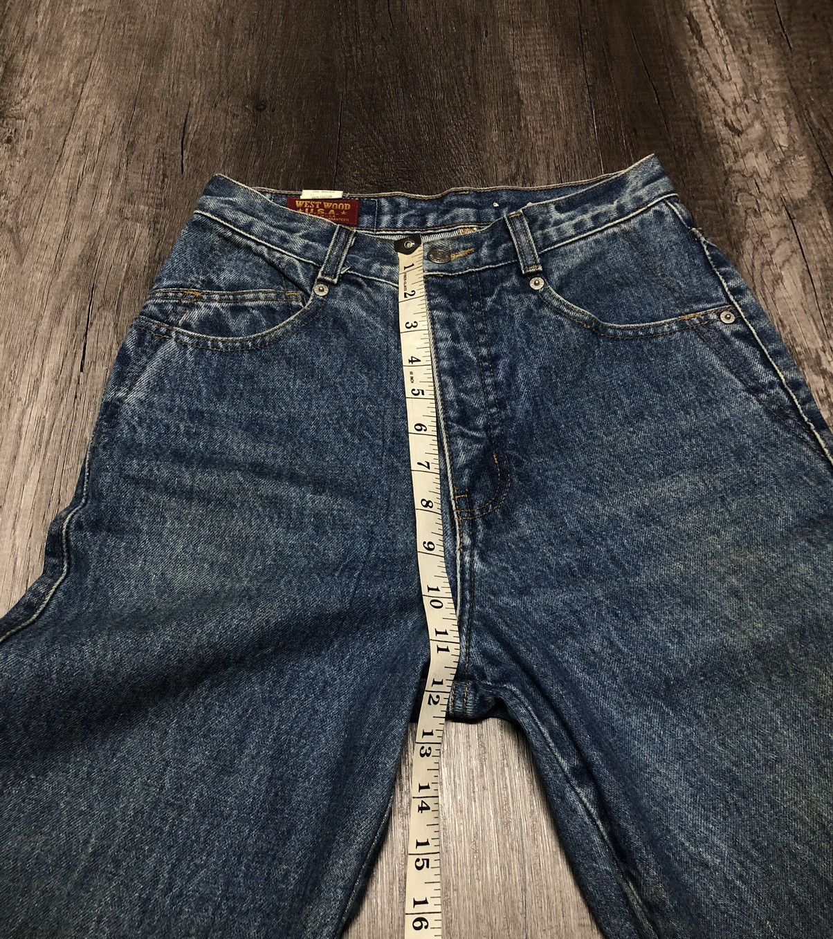 Designer × Vintage Vintage West Wood Made in U.S.A. Jeans (unisex) Size US 27 - 7 Thumbnail