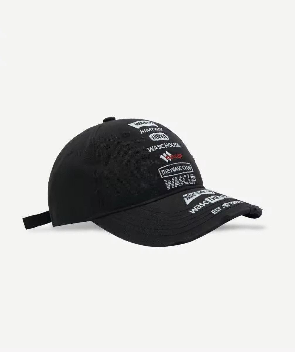 Japanese Brand Retro Punk Y2k Embroidered Distressed Raw Ball Cap Hat Size ONE SIZE - 2 Thumbnail