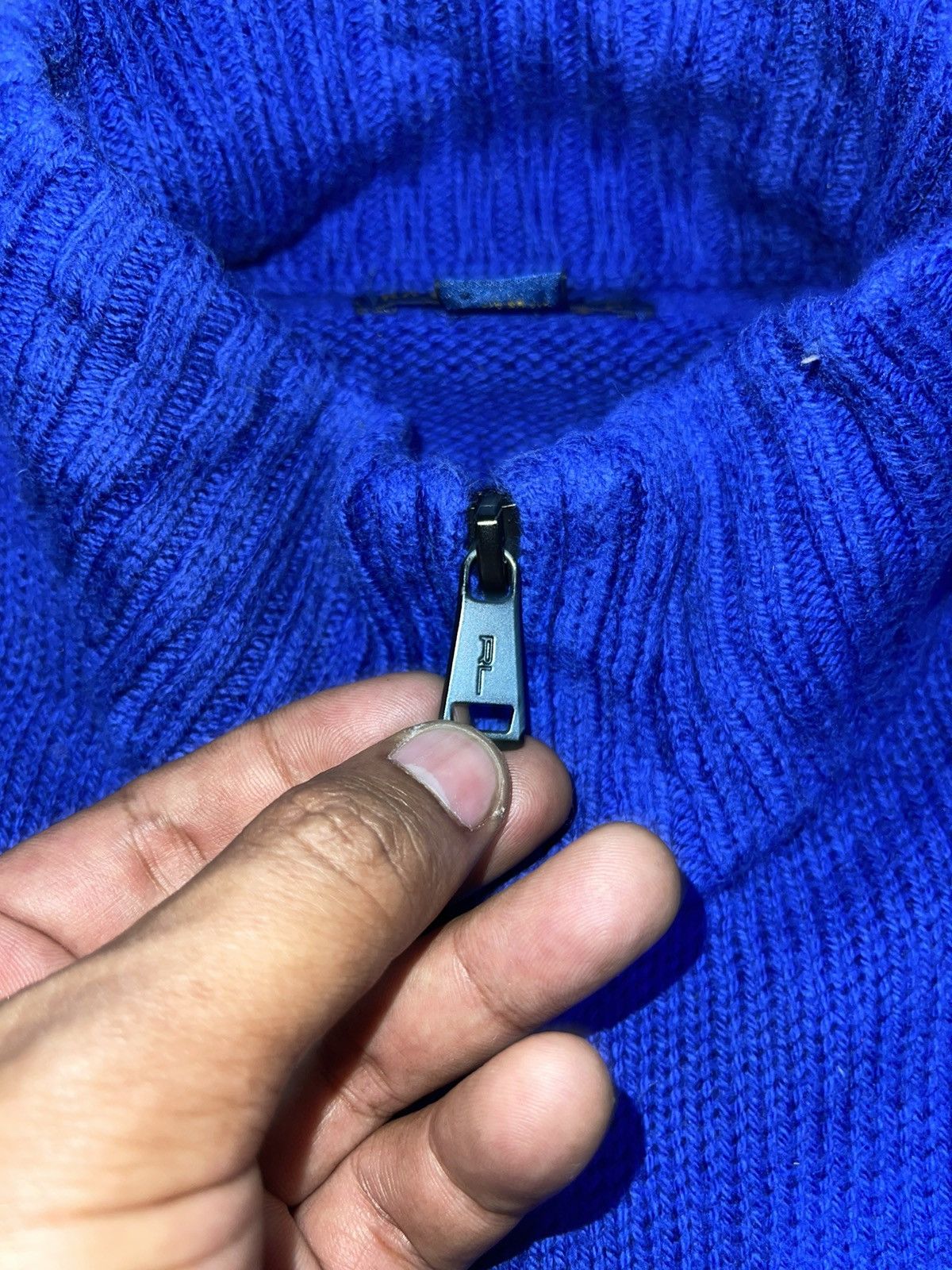 Polo Ralph Lauren Polo Ralph Lauren Mt. Div. Patch Zip-Up Knit Jacket Size US S / EU 44-46 / 1 - 10 Thumbnail