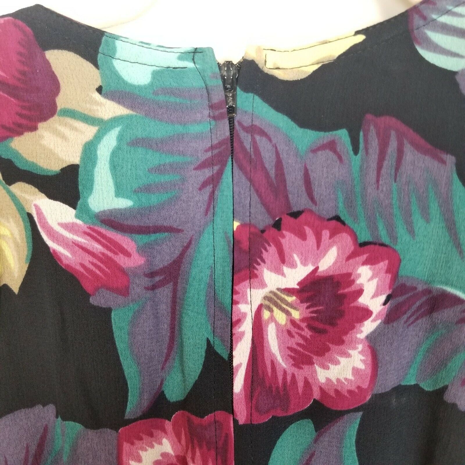 Vintage Vintage Karen Alexander Womens Floral Jumpsuit Sz 8 Tropical Size 30" / US 8 / IT 44 - 10 Thumbnail