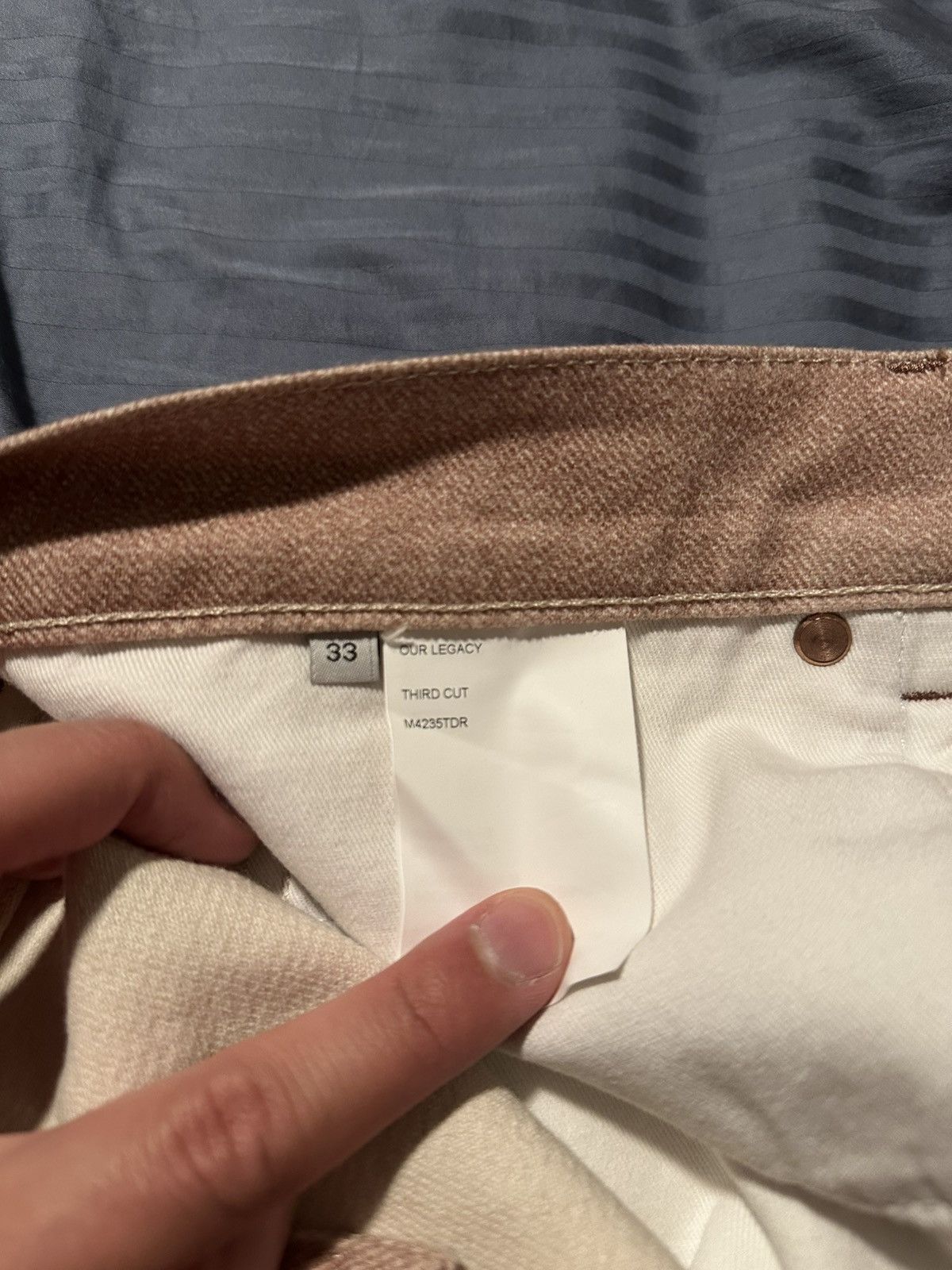 Our Legacy Our Legacy Third Cut Jeans in Pink Size US 33 - 9 Thumbnail