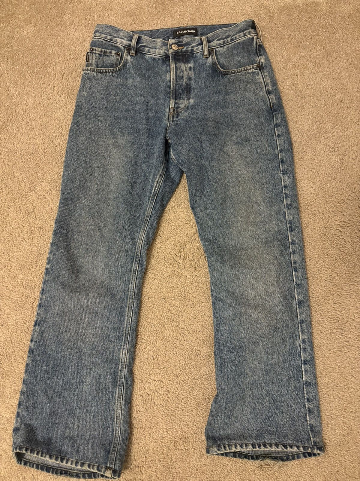 Balenciaga Balenciaga aw18 bootcut denim Size US 29 - 1 Thumbnail