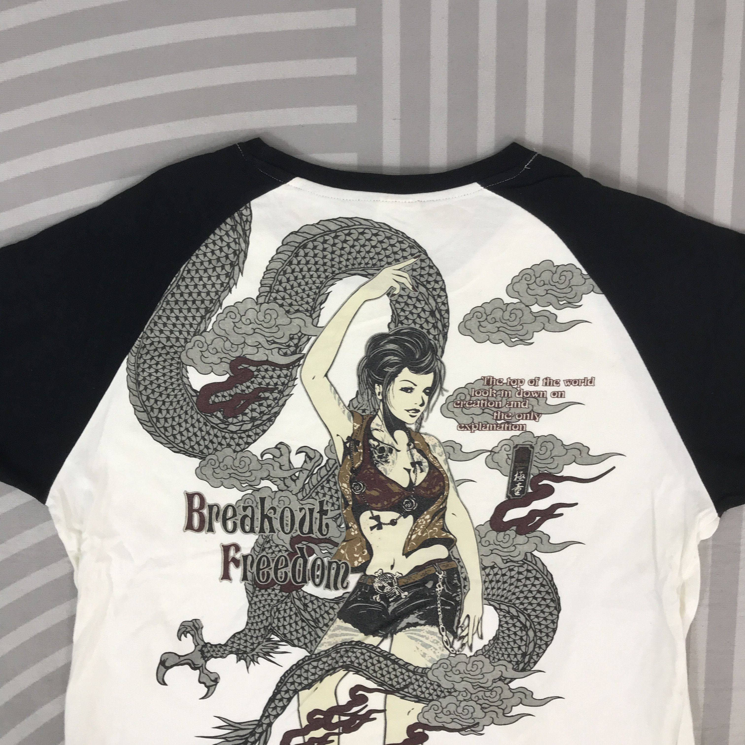Japanese Brand Vintage Breakout Freedom japan design Rare Tshirts Size US XL / EU 56 / 4 - 2 Thumbnail