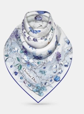 Dior o1w1db11024 Size: OS / Florilegio Square Scarf Size ONE SIZE - 3 Thumbnail