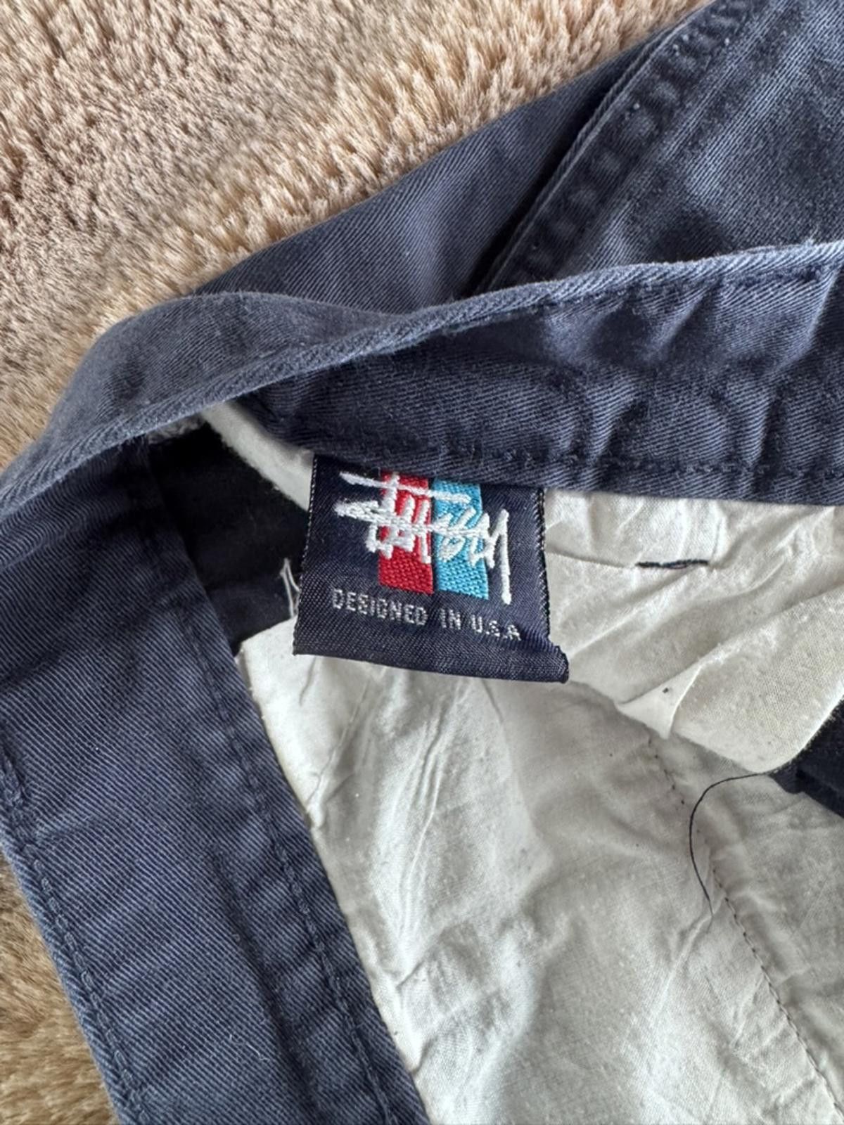 Stussy Stussy Navy Blue Cotton Pants Size US 32 / EU 48 - 2 Thumbnail