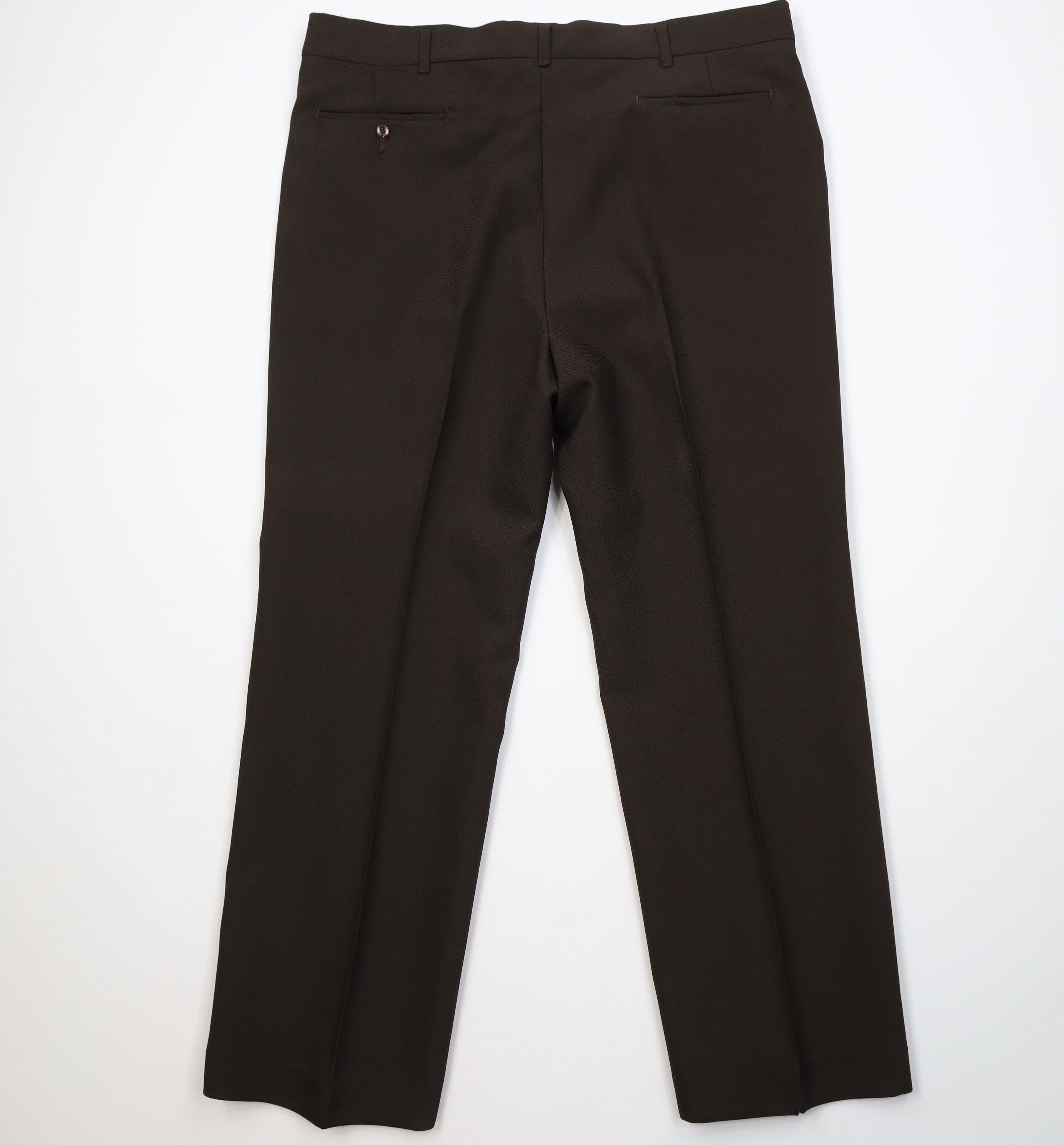 Vintage Vintage 70s Streetwear Flared Wide Leg Chino Pants Brown Size US 38 / EU 54 - 8 Thumbnail