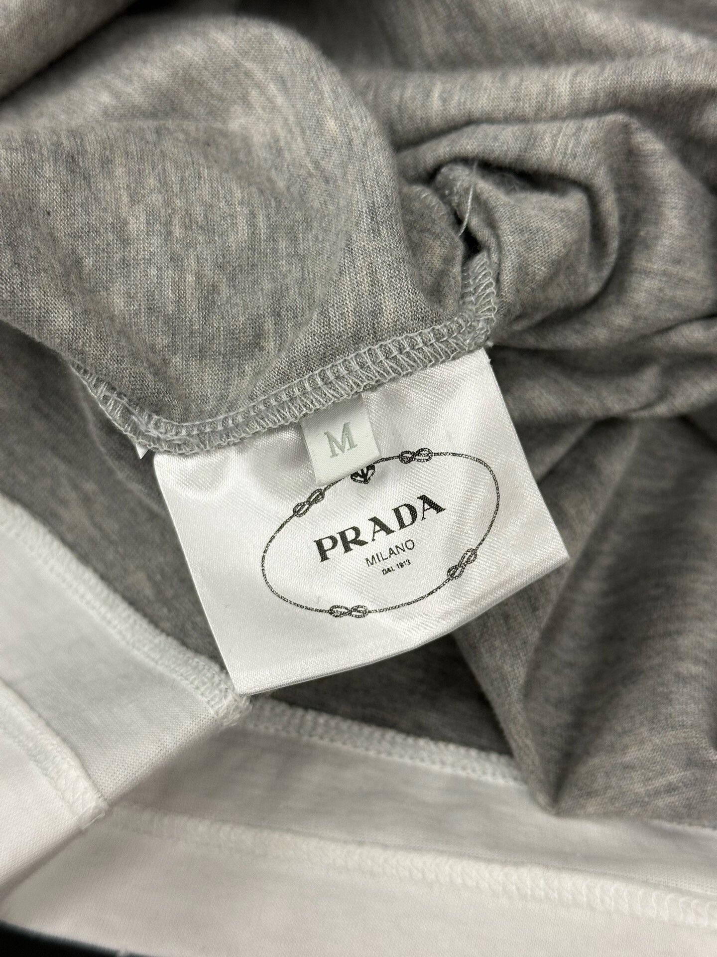 Prada gray long sleeve t-shirt from Prada Size US M / EU 48-50 / 2 - 5 Thumbnail