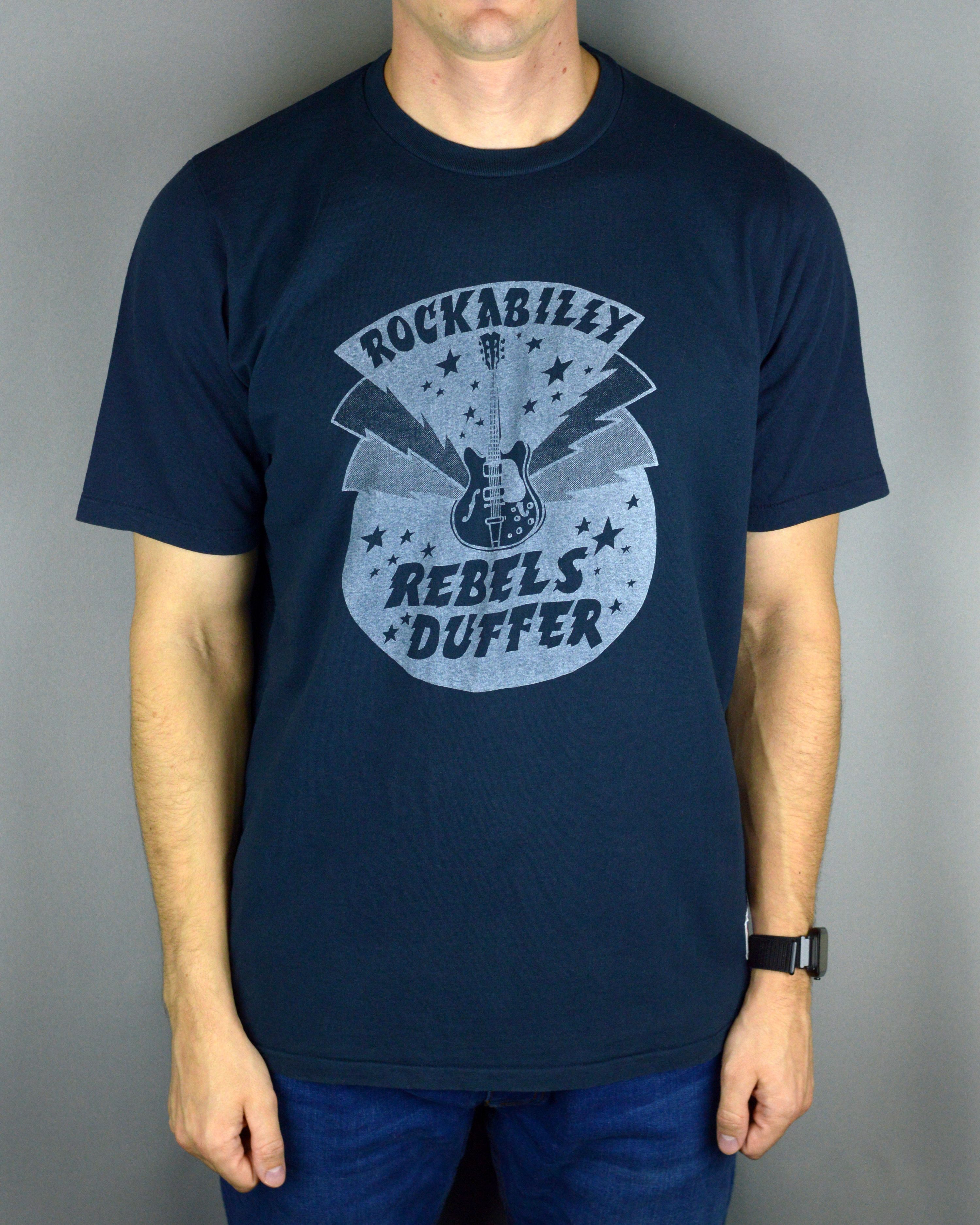 Vintage Vintage Rockabilly Rebel Duffer 90s t shirt Size US XL / EU 56 / 4 - 1 Thumbnail