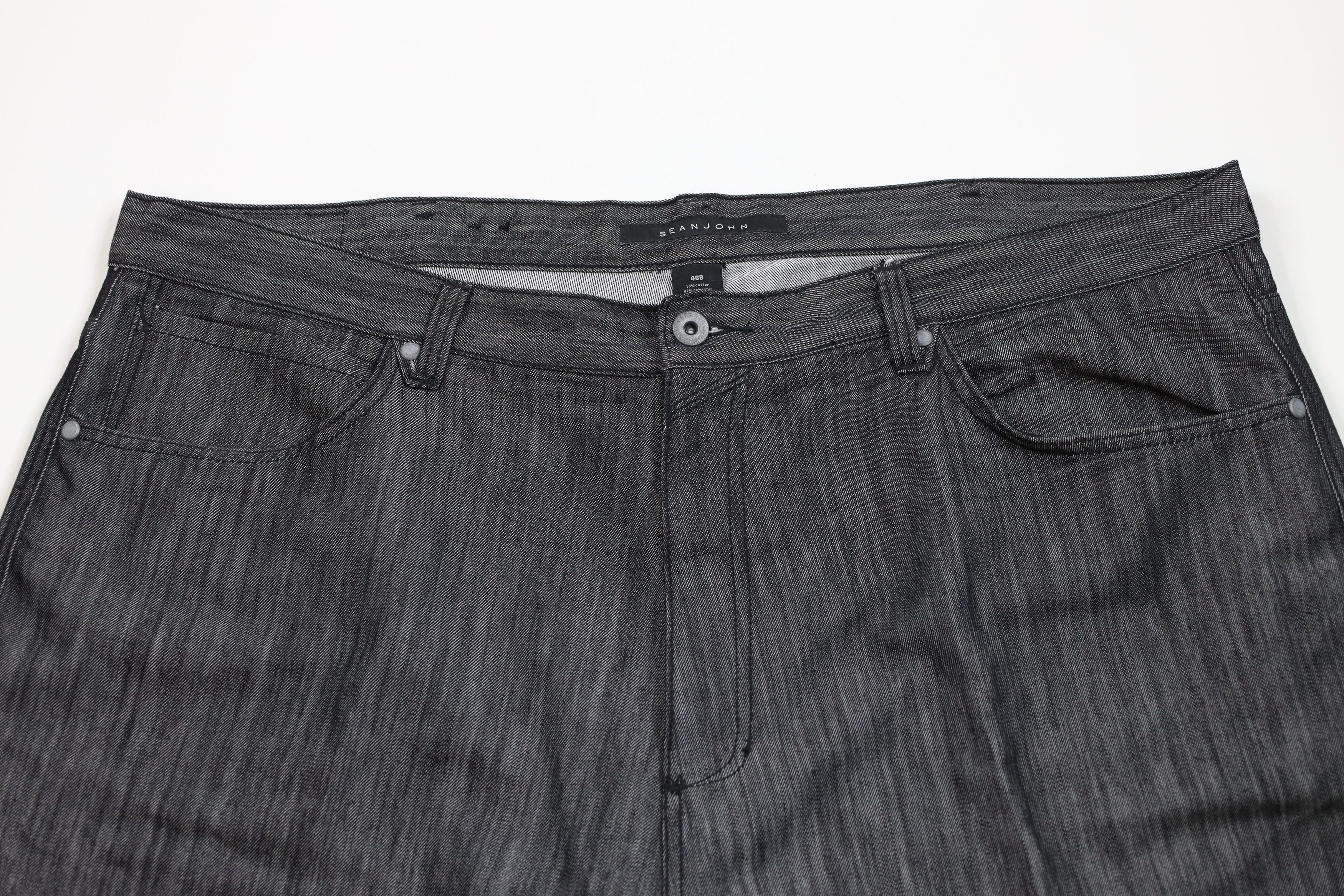 Sean John × Vintage Vintage 90s Y2K Sean John Oversized Denim Jean Shorts Jorts Size US 44 / EU 60 - 2 Thumbnail