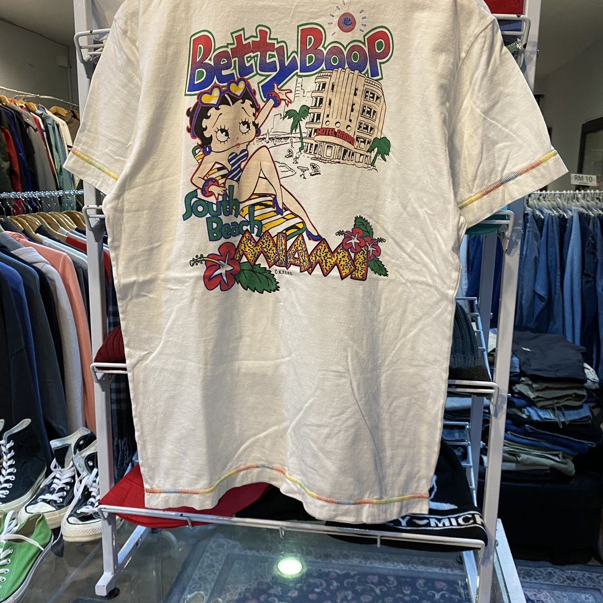 Cartoon Network VINTAGE Betty Boop South Beach Miami Japan T-shirt Size US L / EU 52-54 / 3 - 4 Thumbnail