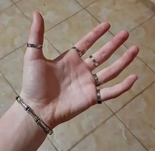 VIBE Silver color exo-skeleton bracelet Size ONE SIZE - 5 Thumbnail