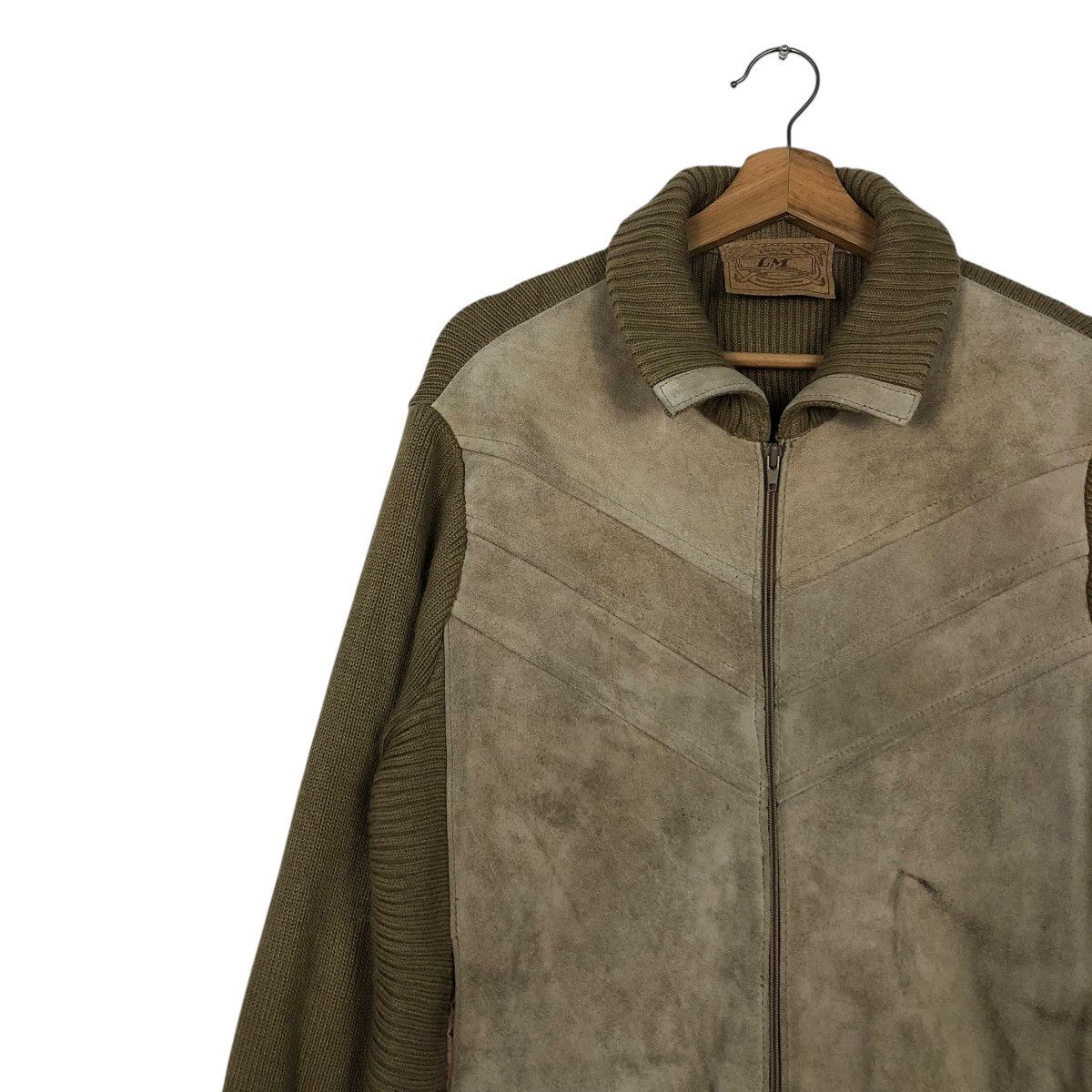 Japanese Brand 🔥VINTAGE LEATHER JACKET BIKER LANDMARK ISSEY MIYAKE Size US L / EU 52-54 / 3 - 9 Thumbnail