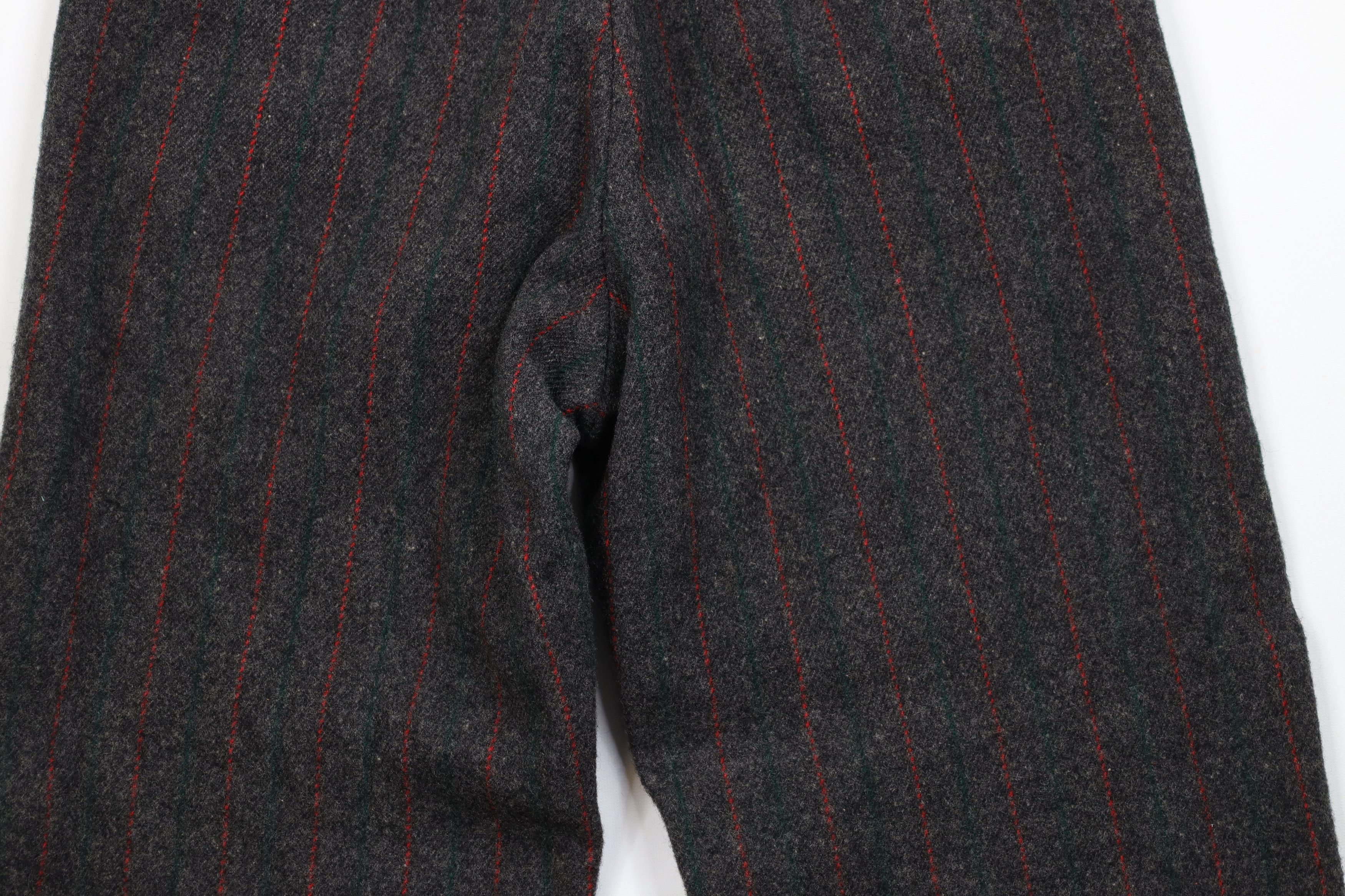 Woolrich Woolen Mills Vintage 70s Woolrich Heavy Wool Striped Wide Leg Pants USA Size US 34 / EU 50 - 13 Thumbnail