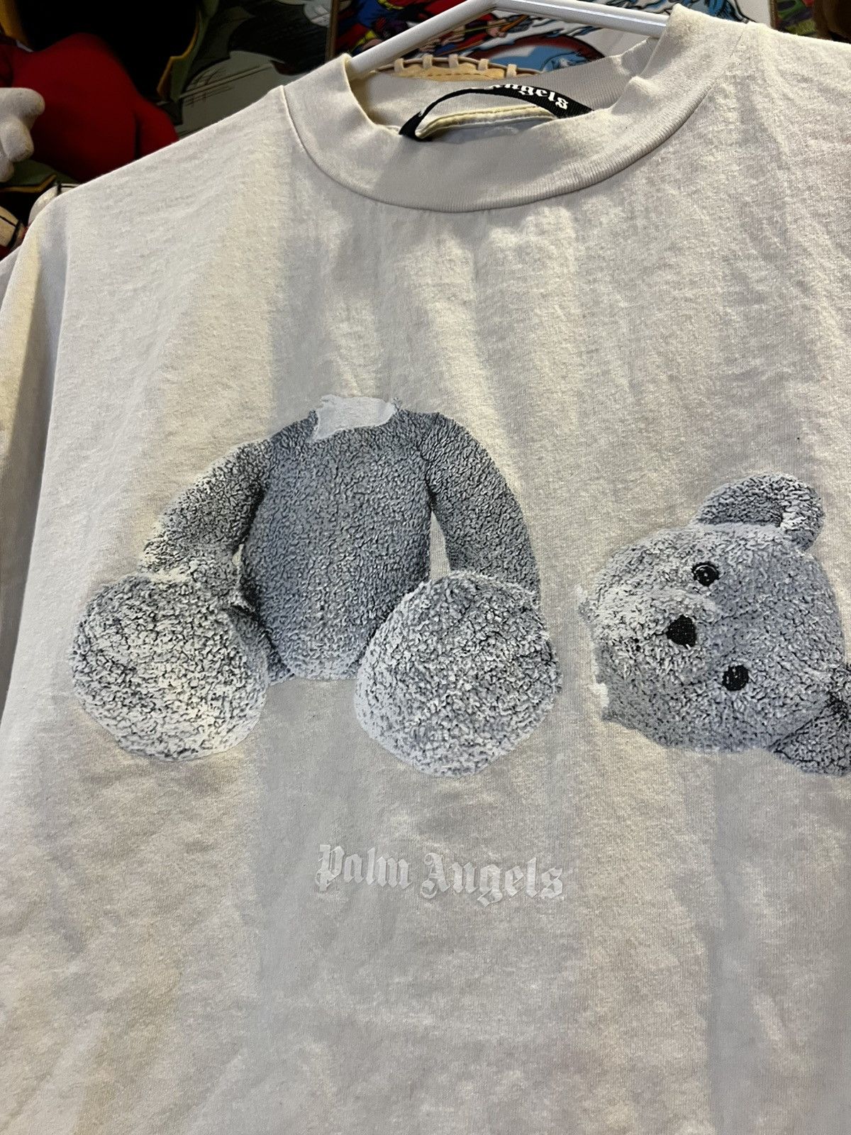 Palm Angels Palm Angels Cream Tee w/ Ice Teddy Bear $450 Retail Size US M / EU 48-50 / 2 - 4 Thumbnail