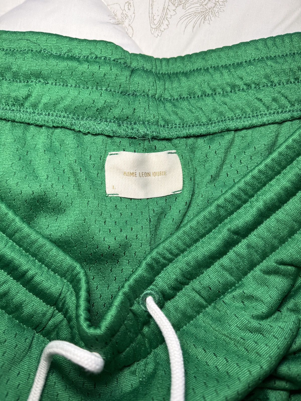 Aime Leon Dore Aime Leon Dore - Colorblock Court Shorts - Green/Yellow Size US 34 / EU 50 - 5 Thumbnail