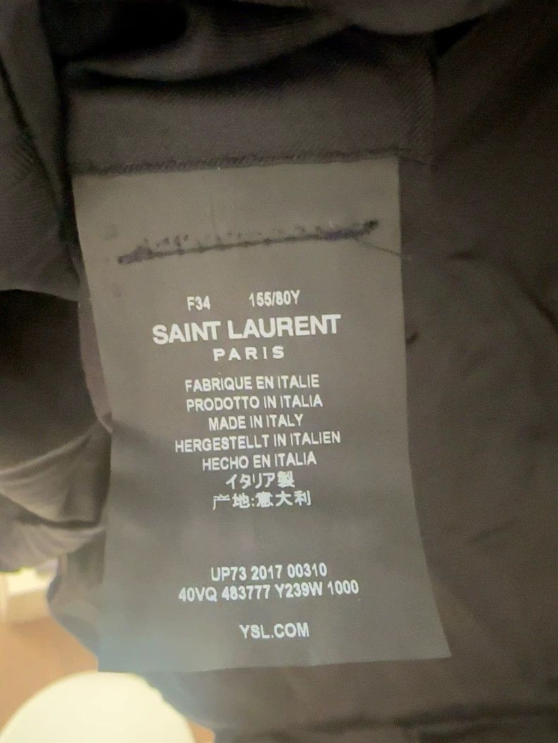 Saint Laurent Paris Saint Laurent Paris blazer Nextarrow-2505 Size XXS / US 00 / IT 34 - 2 Thumbnail