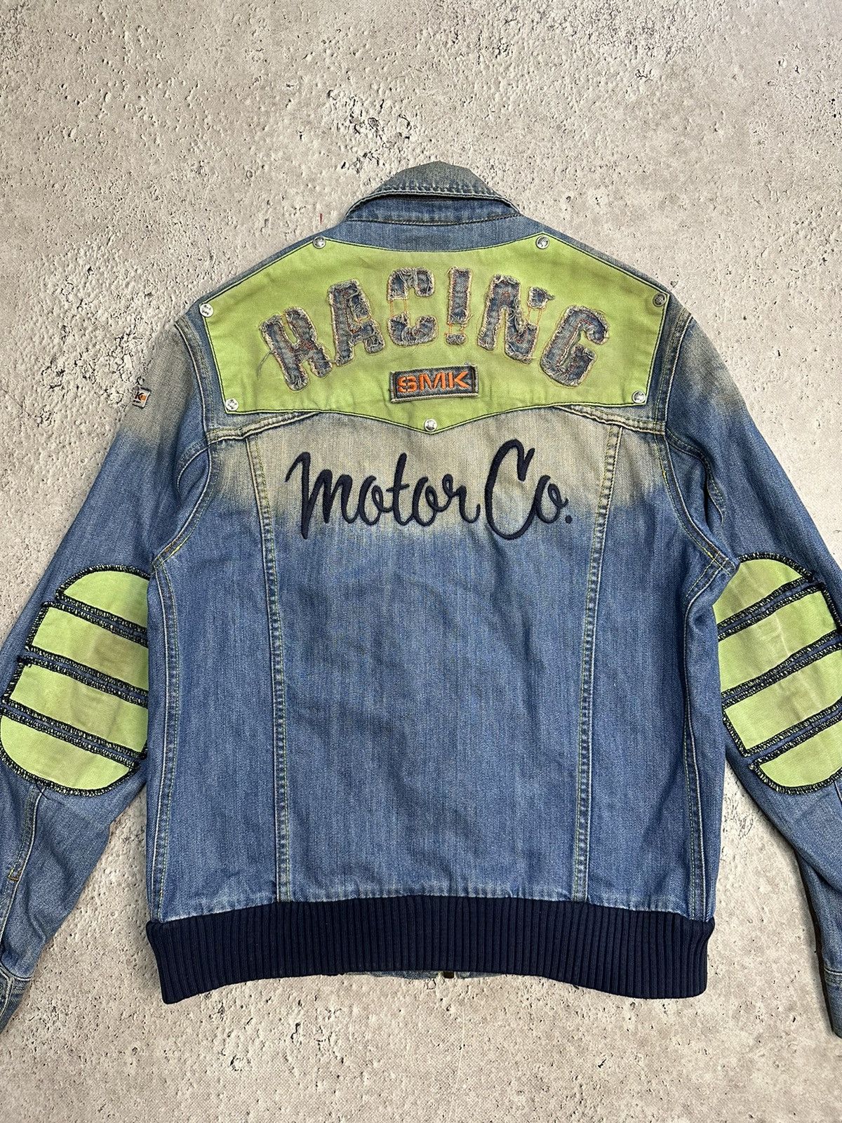 Diesel × Vintage Vintage Diesel Style Distressed Jacket Faded Racing Motor Size US L / EU 52-54 / 3 - 14 Thumbnail