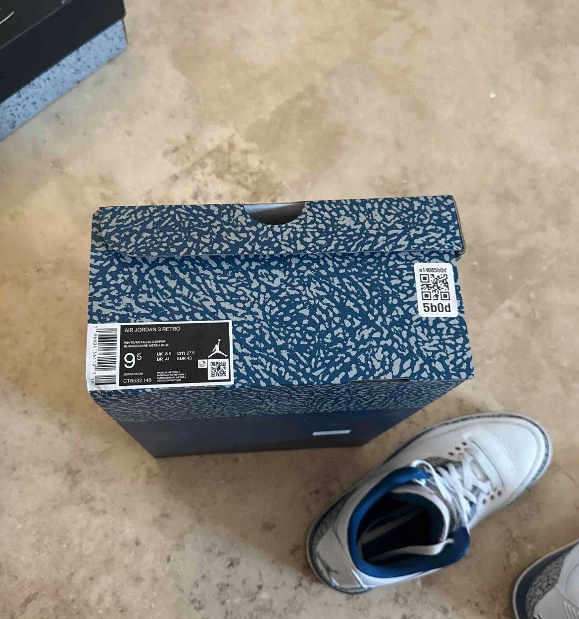 Jordan Brand Air Jordan 3 Retro 'Washington Wizards' Size US 9.5 / EU 42-43 - 7 Thumbnail