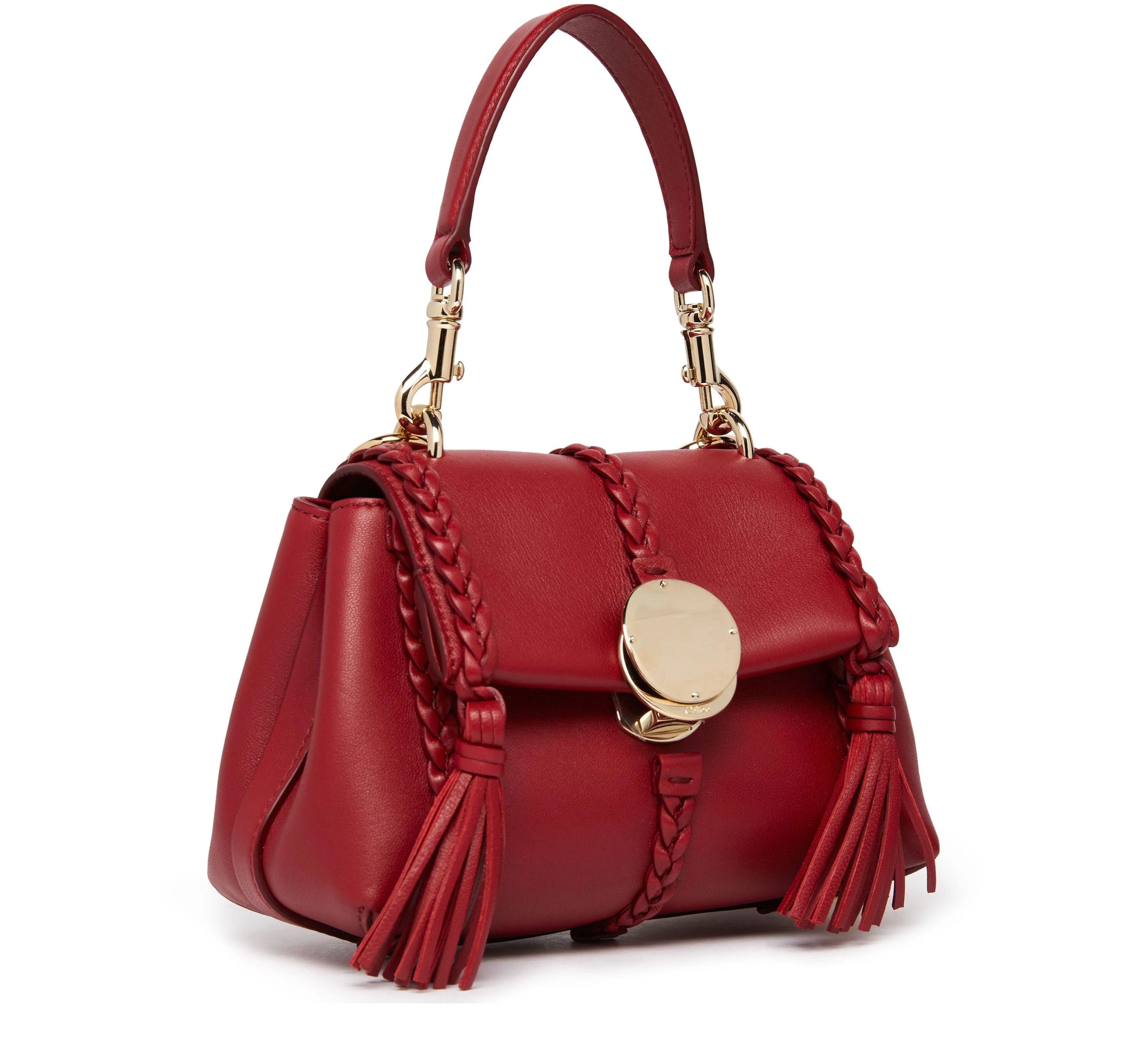 Chloe o1loc1c1024 Size: OS / Penelope Mini Shoulder in Smoker Red Size ONE SIZE - 1 Preview