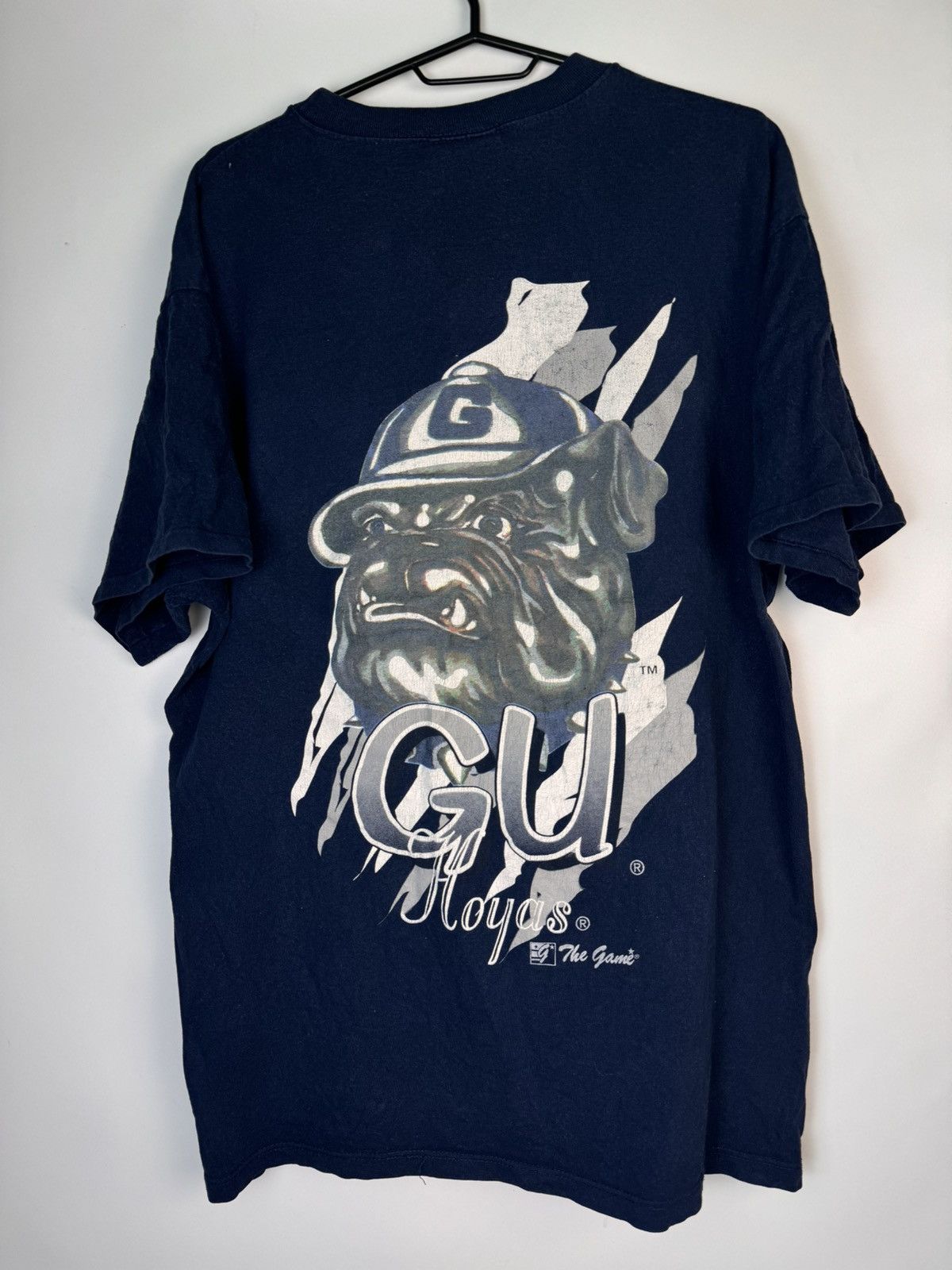 The Game Vintage Georgetown University Shirt Adult XL Blue Bulldog Size US XL / EU 56 / 4 - 1 Thumbnail