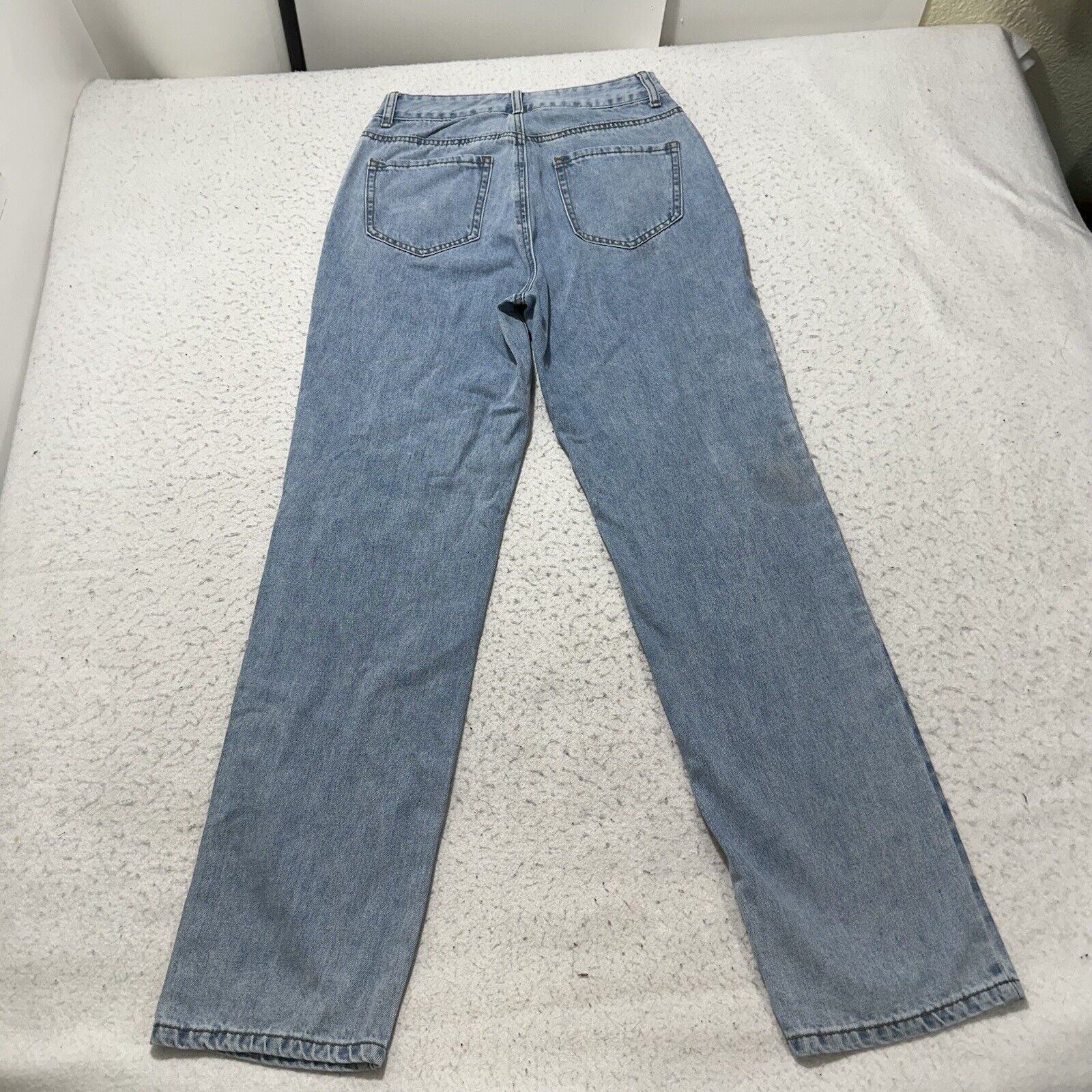 Other Gilipur Small (26x29) High Rise Straight Skull Jeans Blue Size 26" / US 2 / IT 38 - 7 Thumbnail