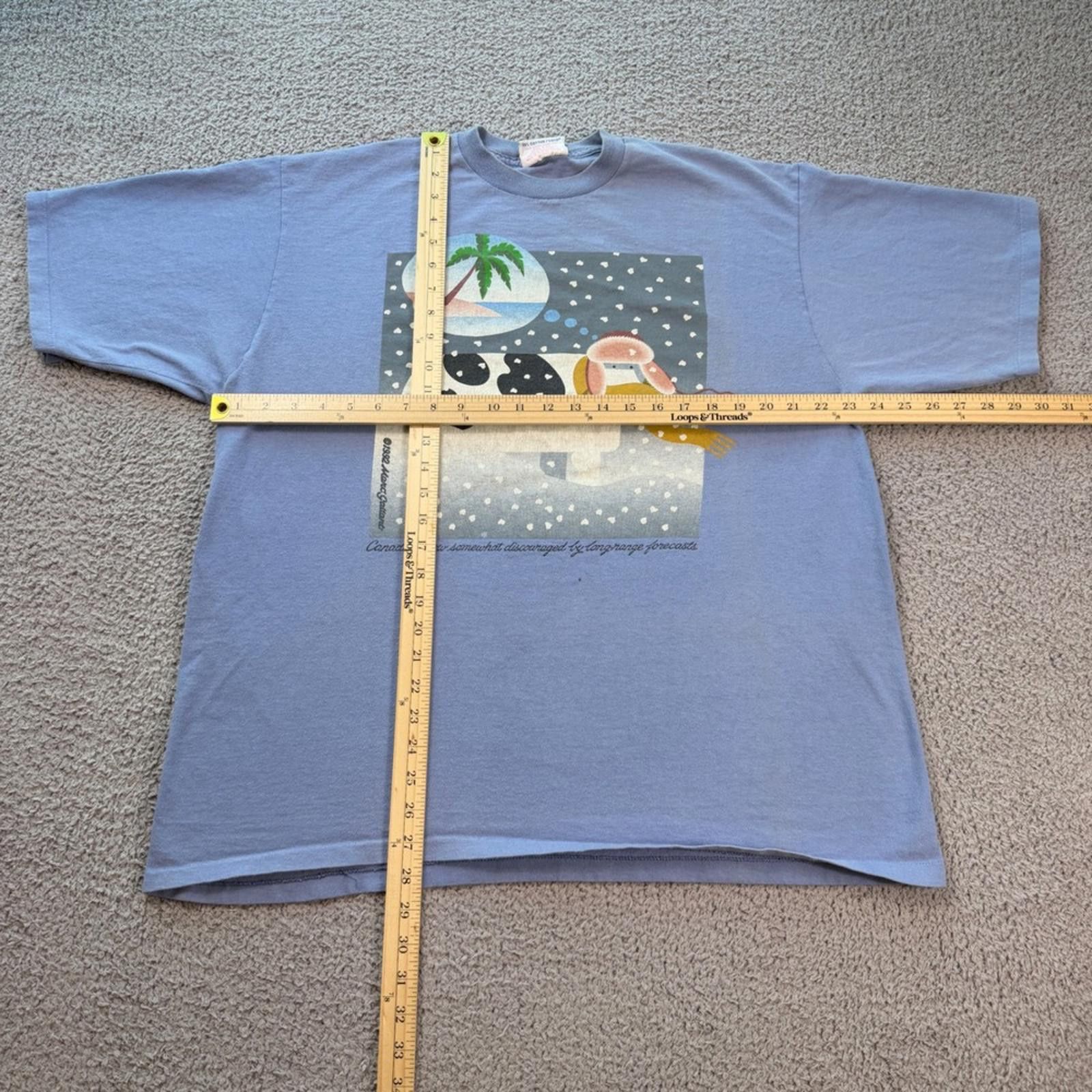 Cowboy Equipment Vintage 1992 Cows Prince Edward Island T Shirt XL Blue Cow Size US XL / EU 56 / 4 - 3 Thumbnail