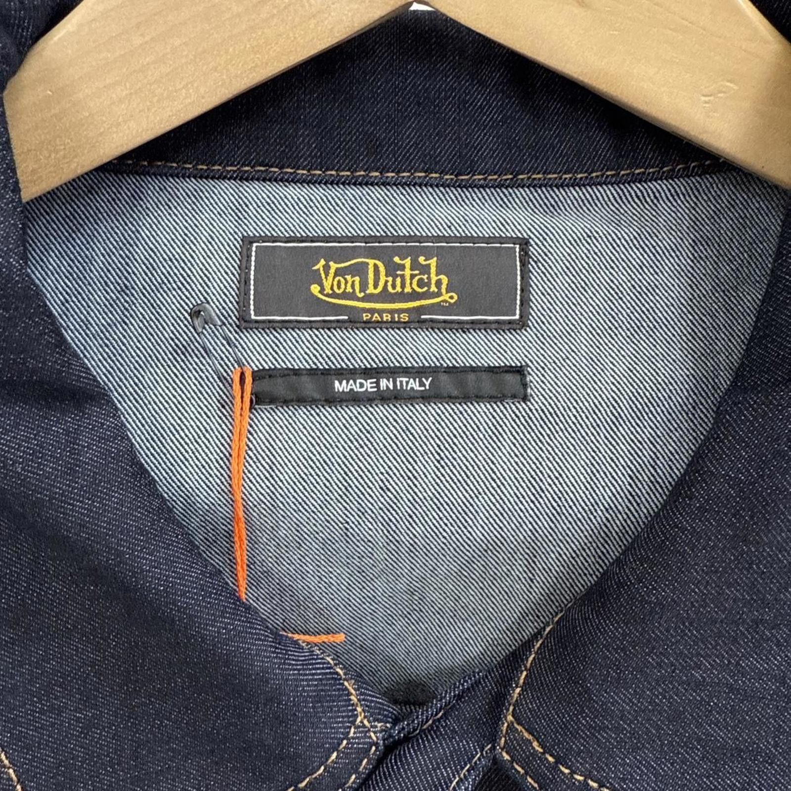 Von Dutch Von Dutch Made in Italy Indigo Denim Jacket Size Medium Size US M / EU 48-50 / 2 - 3 Thumbnail