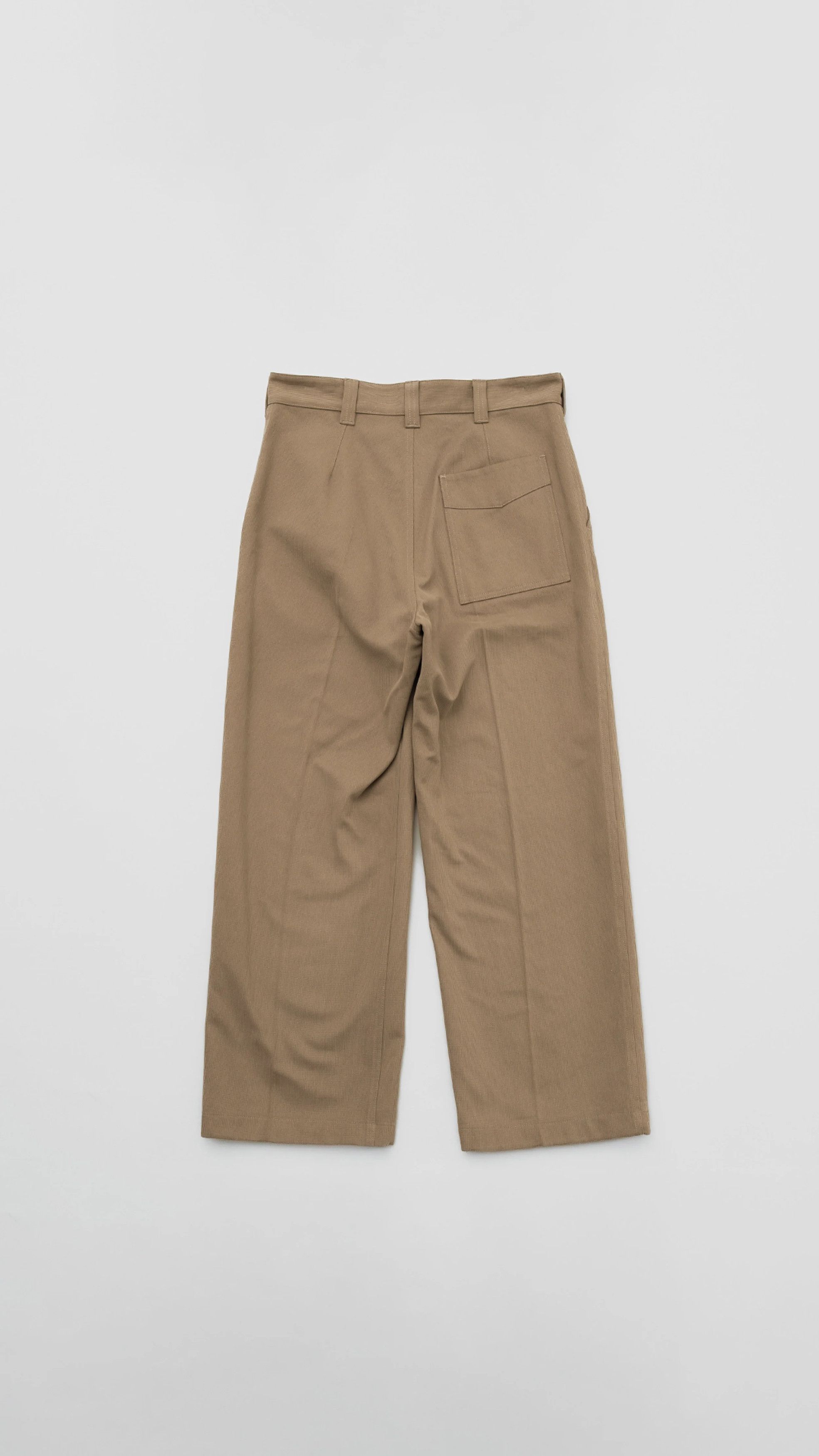 Other 💚 Thom Morison Wide Bedford Pant Fawn Small NEW Size US 32 / EU 48 - 2 Thumbnail