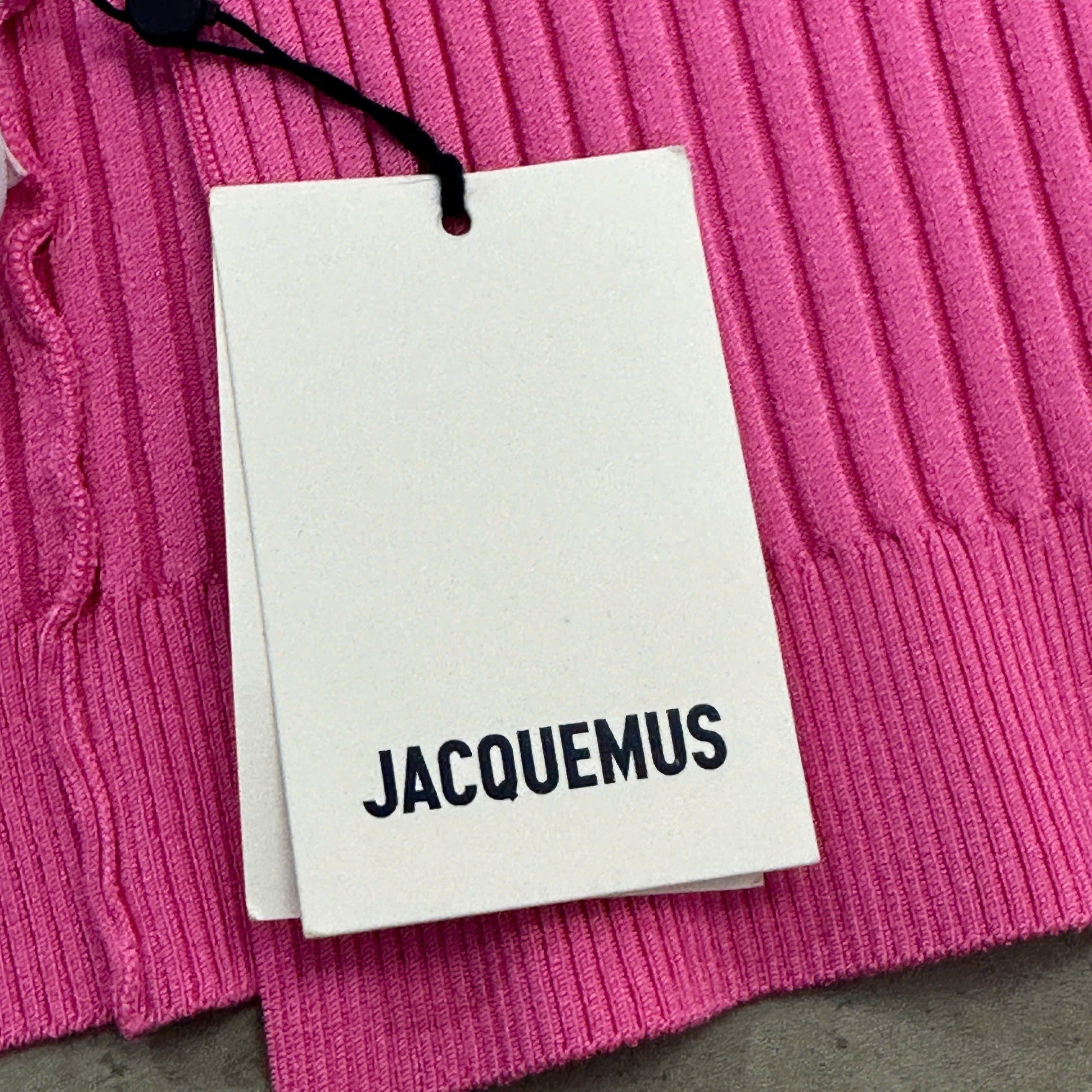 Jacquemus JACQUEMUS Le Maille Pralu Longue Cardigan NEONPINK Size XS / US 0-2 / IT 36-38 - 8 Thumbnail