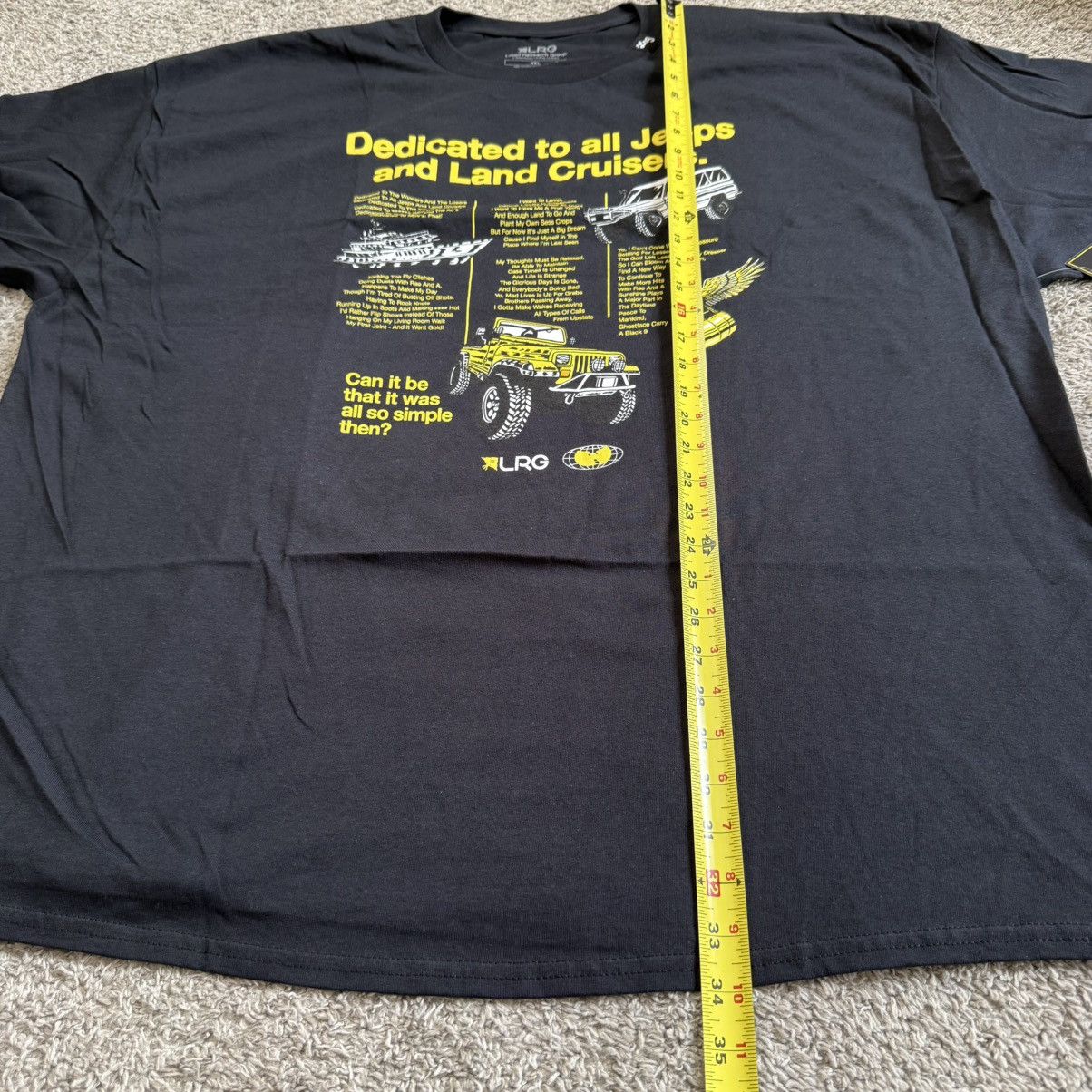 Wu-Tang Clan 🔴Wu-Tang x LRG Shirt Size 4XL Rare Collab NWT Gza Rza Size US XXL / EU 58 / 5 - 7 Thumbnail