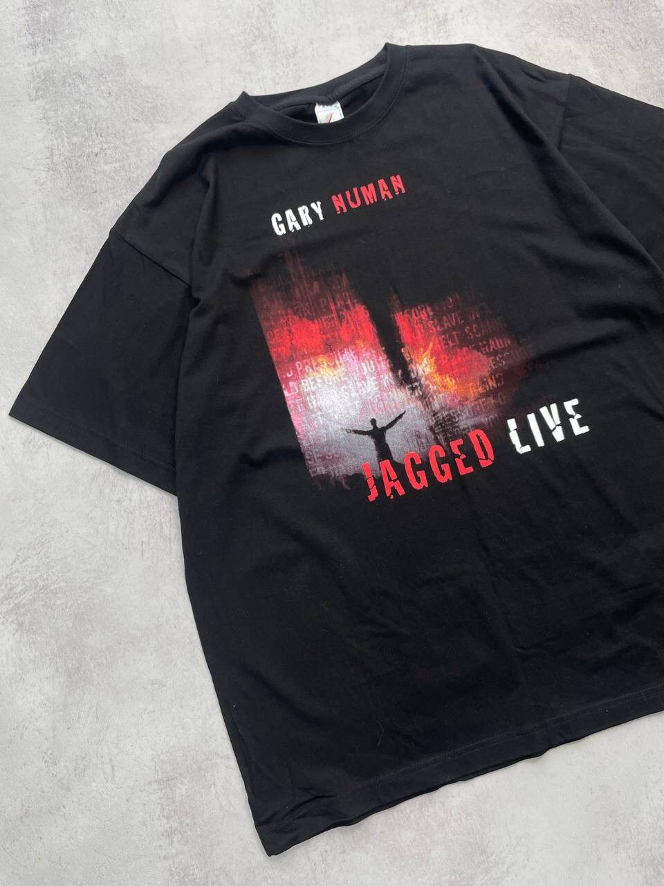 Band Tees × Japanese Brand × Vintage Vintage Gary Numan Jagged Live Tour 2007 Tee T-Shirt Y2K Size US XL / EU 56 / 4 - 2 Thumbnail