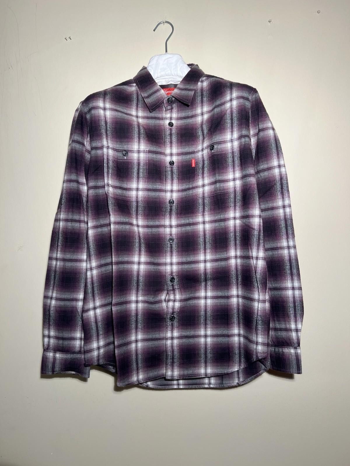 Supreme FW10 SUPREME HOMBRE PLAID SHIRT BLACK LARGE Size US L / EU 52-54 / 3 - 2 Thumbnail
