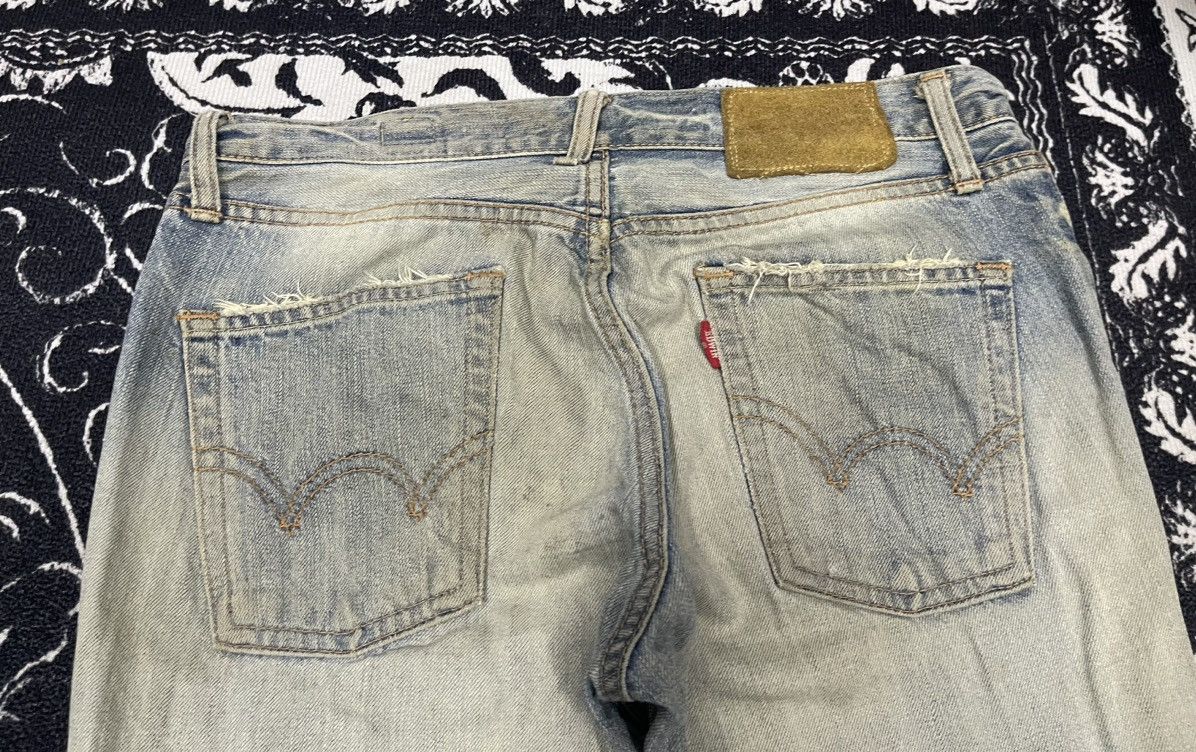 Edwin 90s OG EDWIN 512 RV DISTRESSED JEANS FLARE Size US 30 / EU 46 - 17 Thumbnail